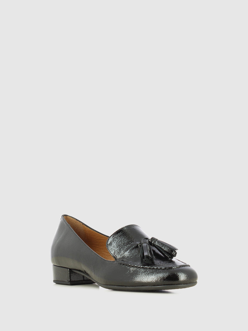 Sofia Costa Sapatos Loafer em Preto
