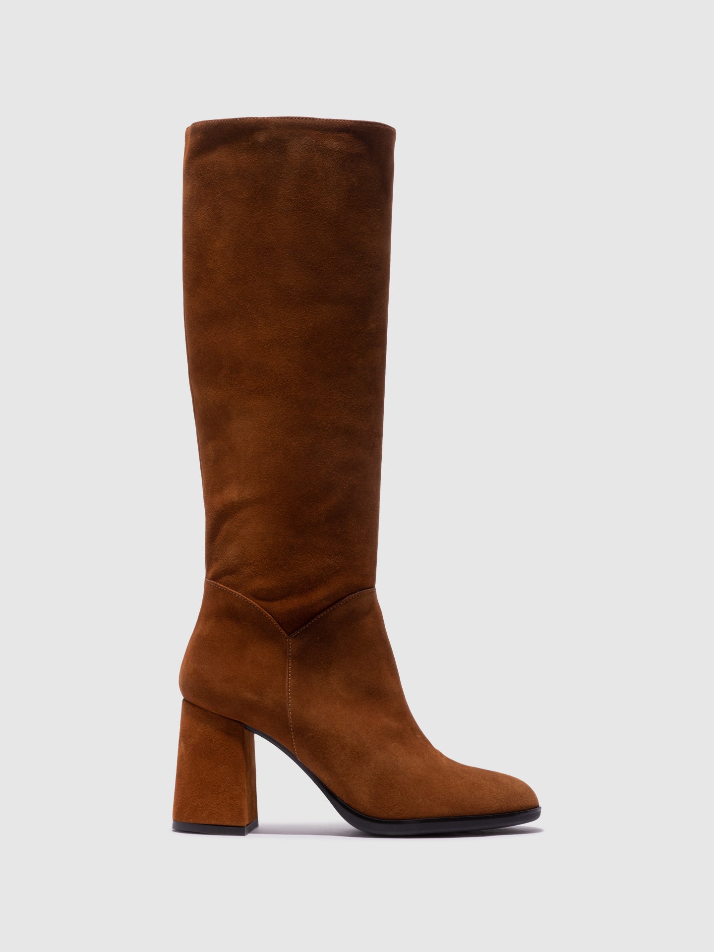 Sofia Costa Camel Zip Up Boots