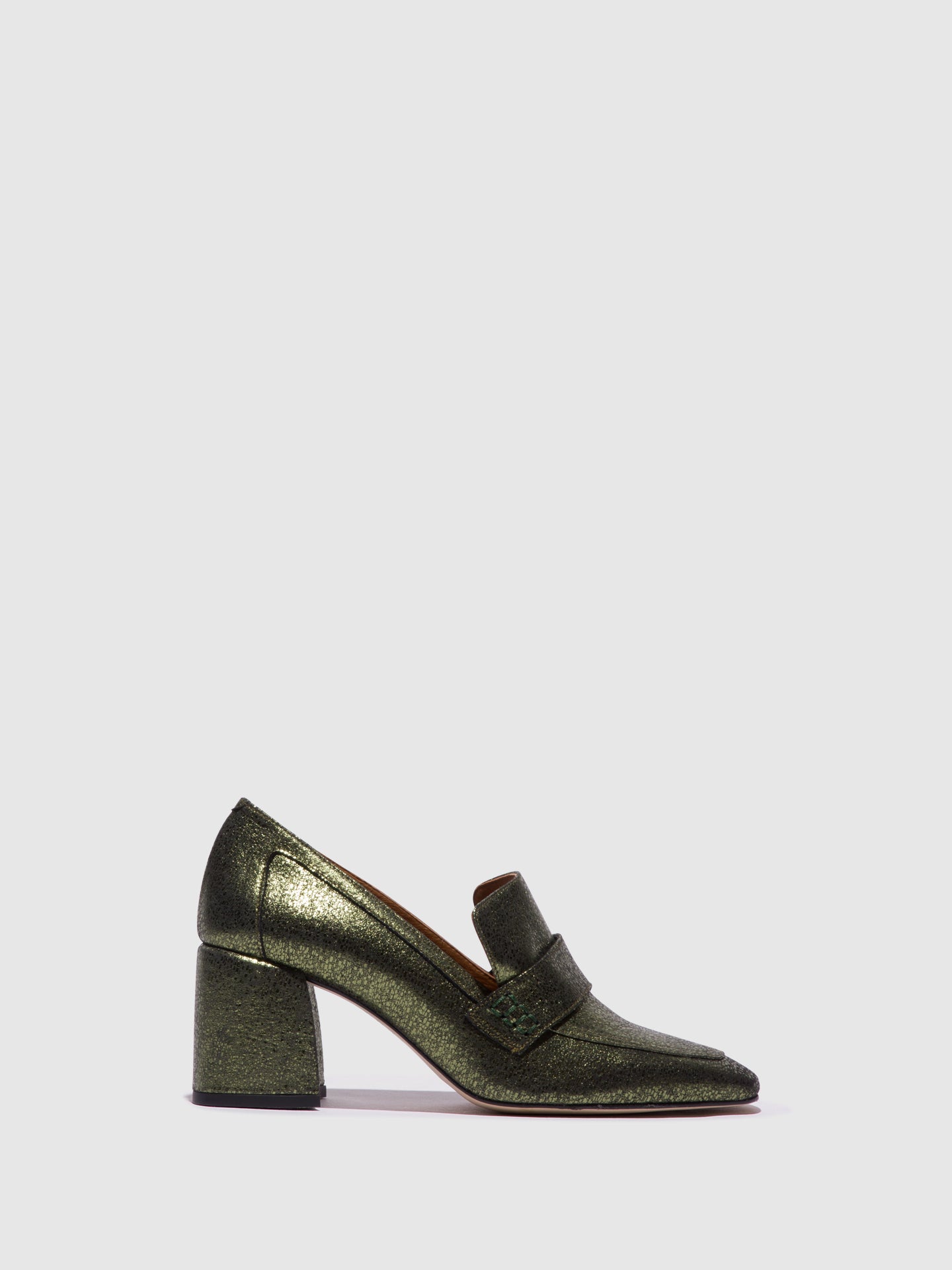 Sofia Costa Sapatos Loafer em Verde