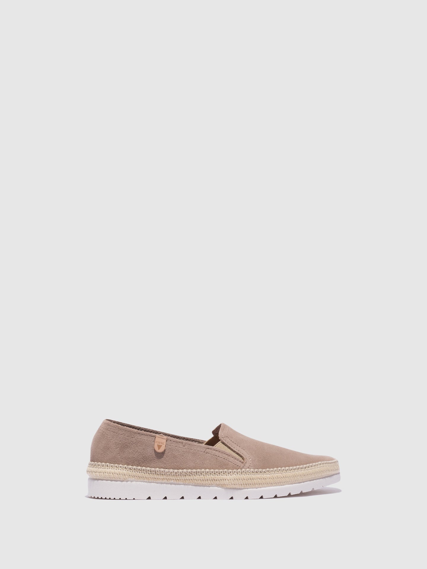 Verbenas Sapatos Loafer em Taupe