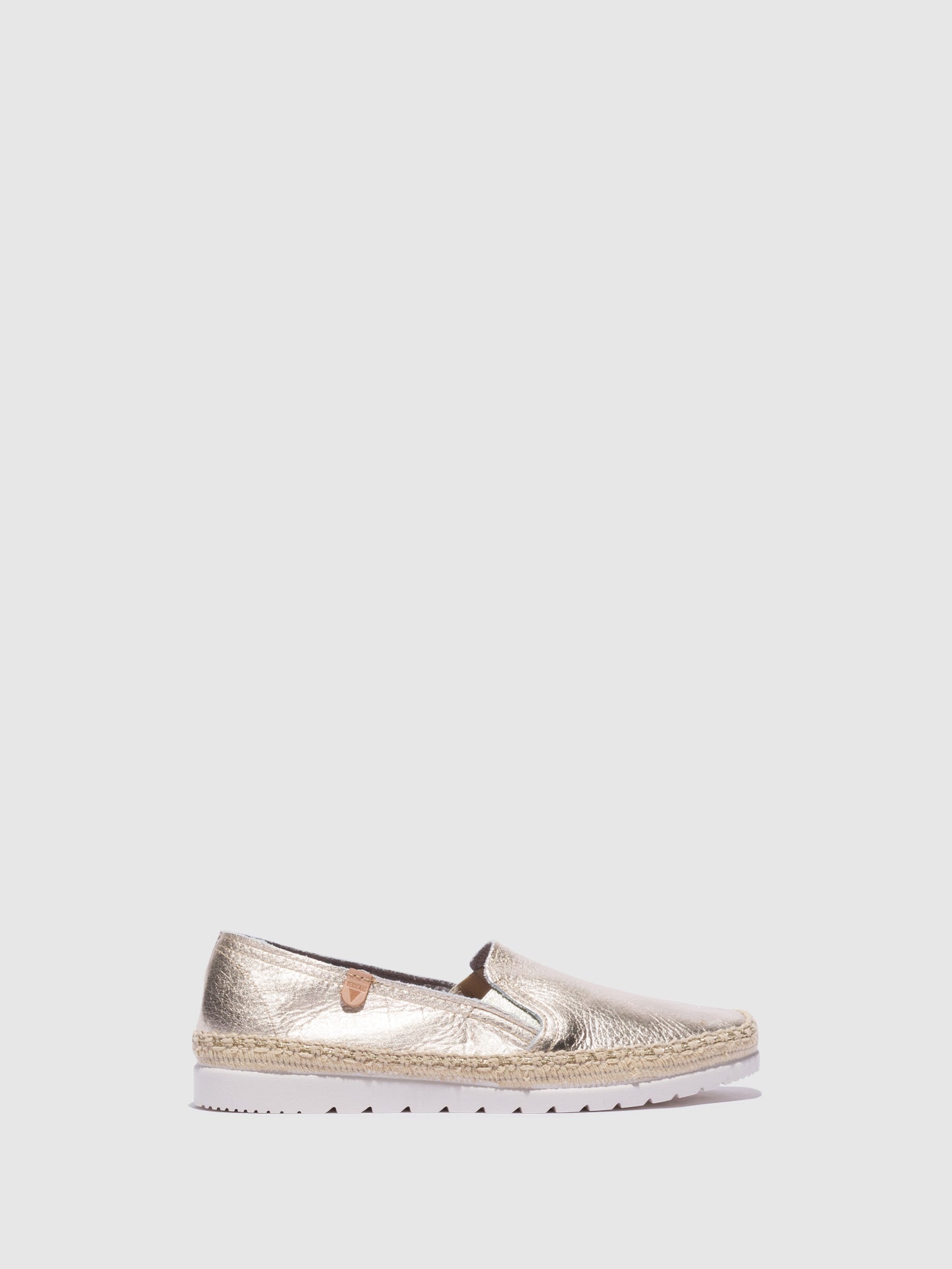Verbenas Sapatos Loafer em Dourado