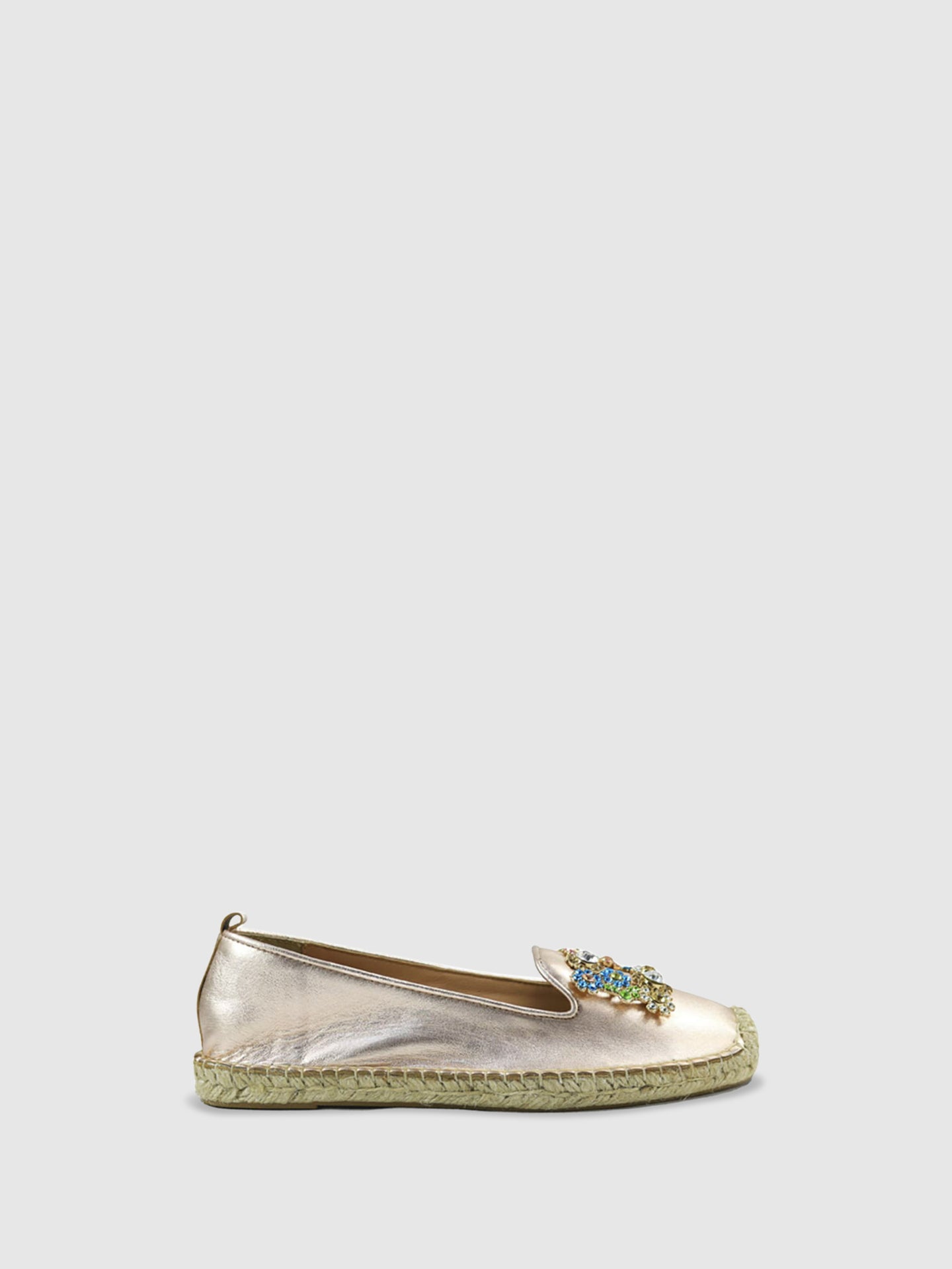 PARODI SHOES Alpargatas Rasas 53/1927ORO/ROSA Gold