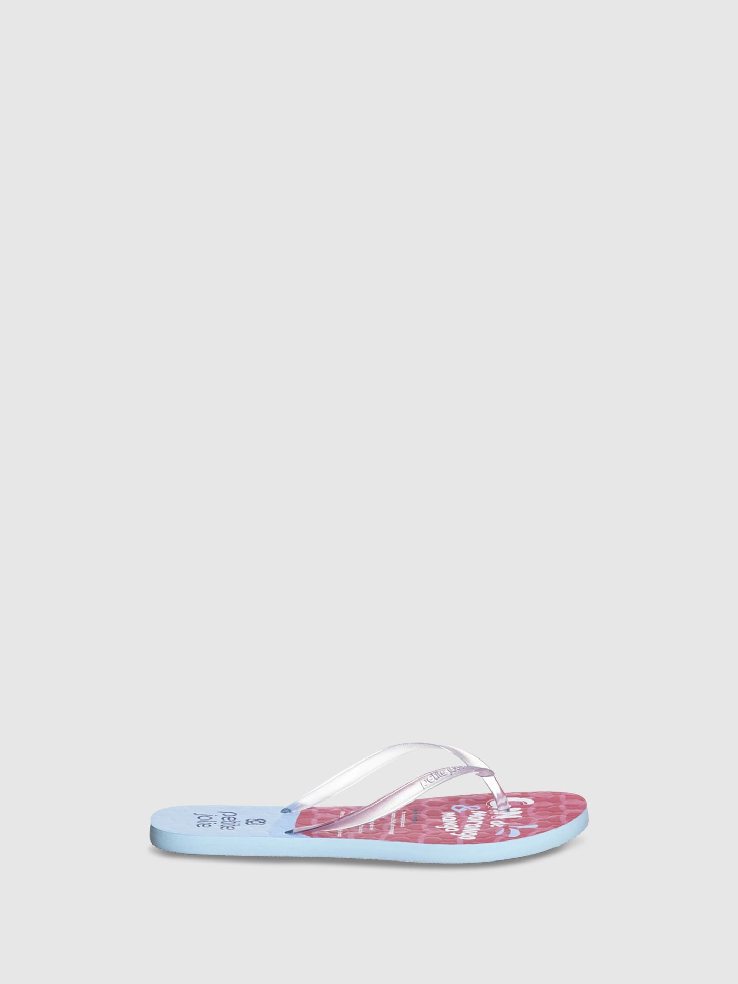 PETITE JOLIE Chinelos de Praia 11/6036TRA/AZU White Transparent