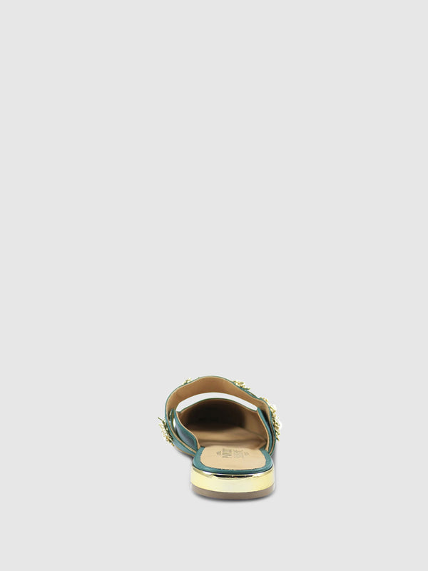 PARODI SHOES - Mules Rasas 53/1908VERDEBOSC Green - Overcube