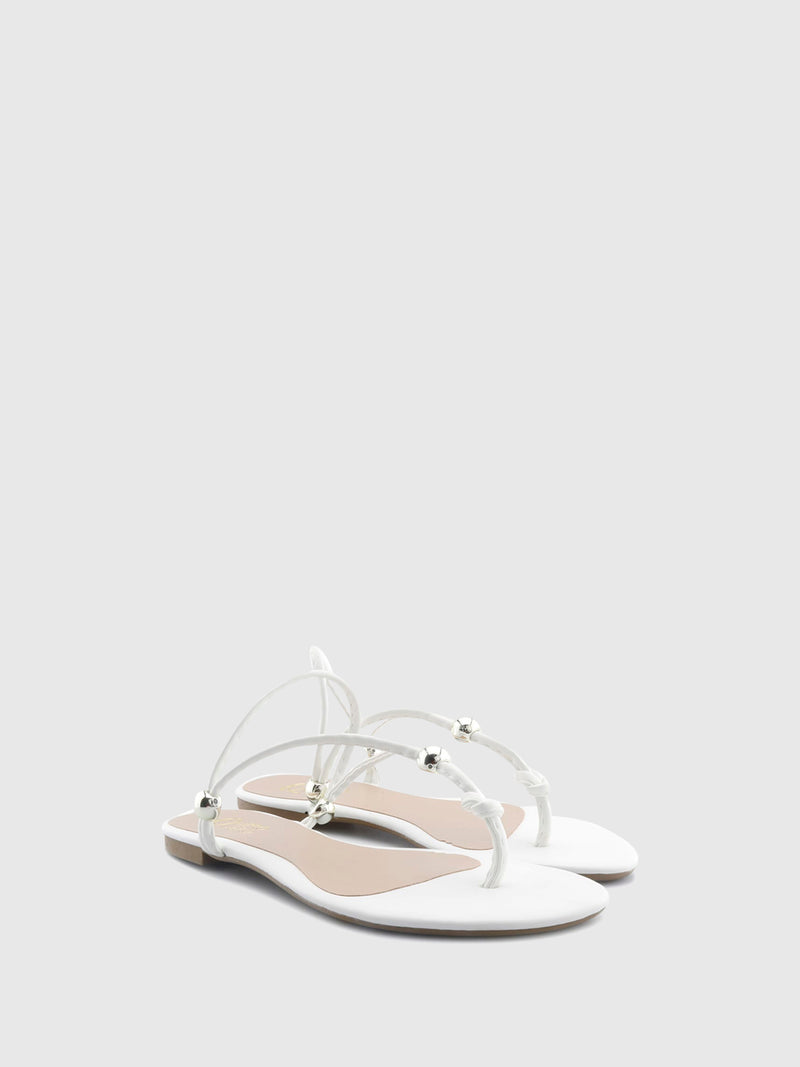 QUERO QUERO Chinelos de estilo Casual 13/QQ5125BRANCO White