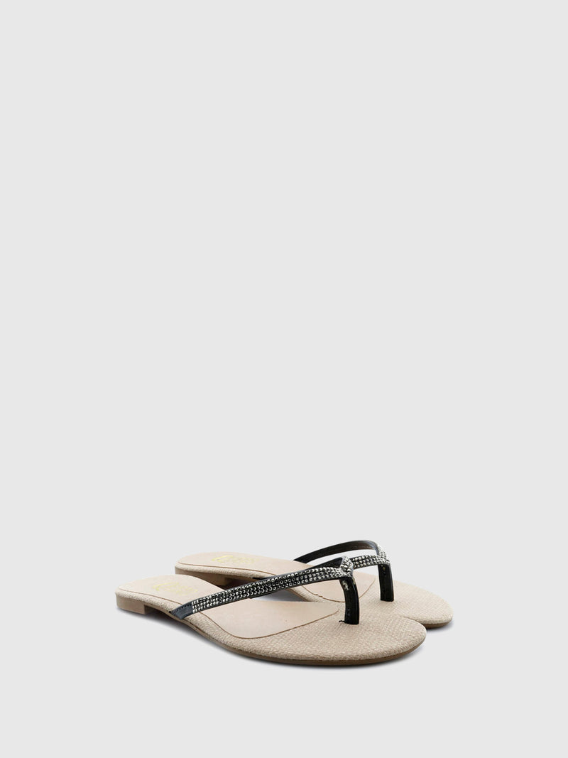 QUERO QUERO Chinelos de estilo Casual 13/QQ2924PRETO Black