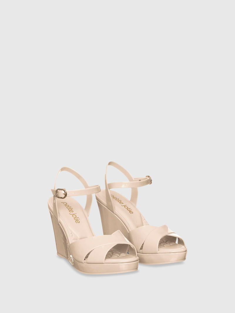 PARODI SHOES Sandálias de Cunha 11/5134NUDE Nude