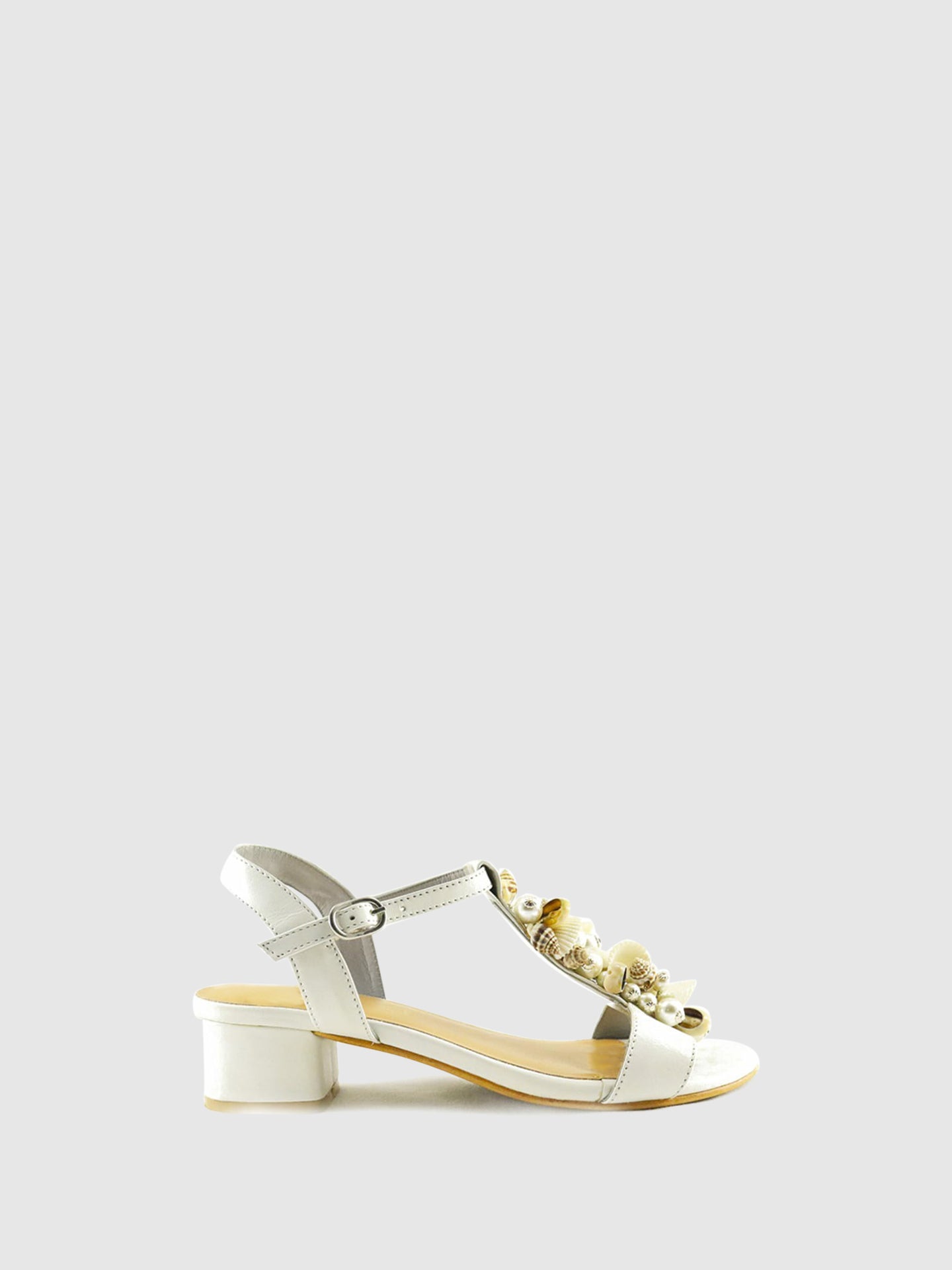 PARODI SHOES Sandálias com Apliques 53/1853BIANCO White