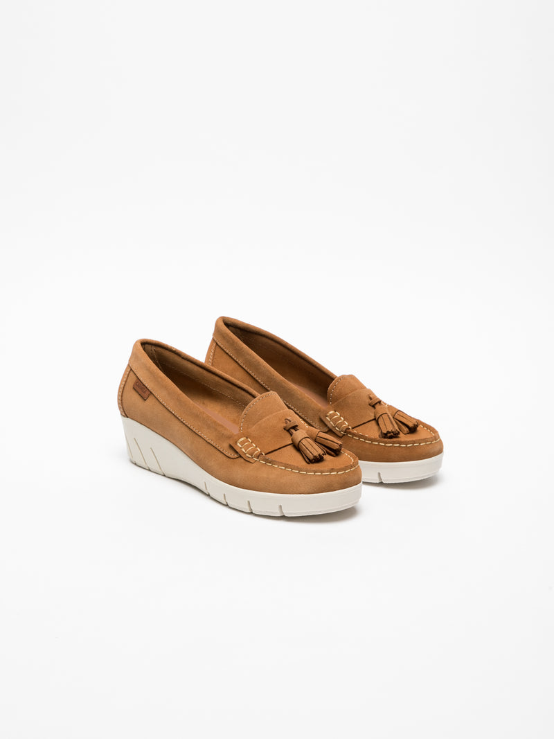 Carmela Sapatos de Plataforma em Taupe
