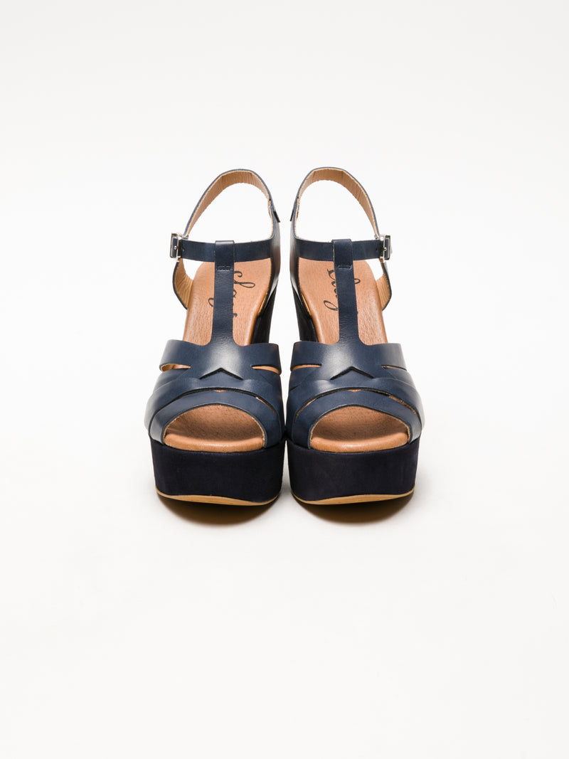 Clay's Blue Buckle Sandals