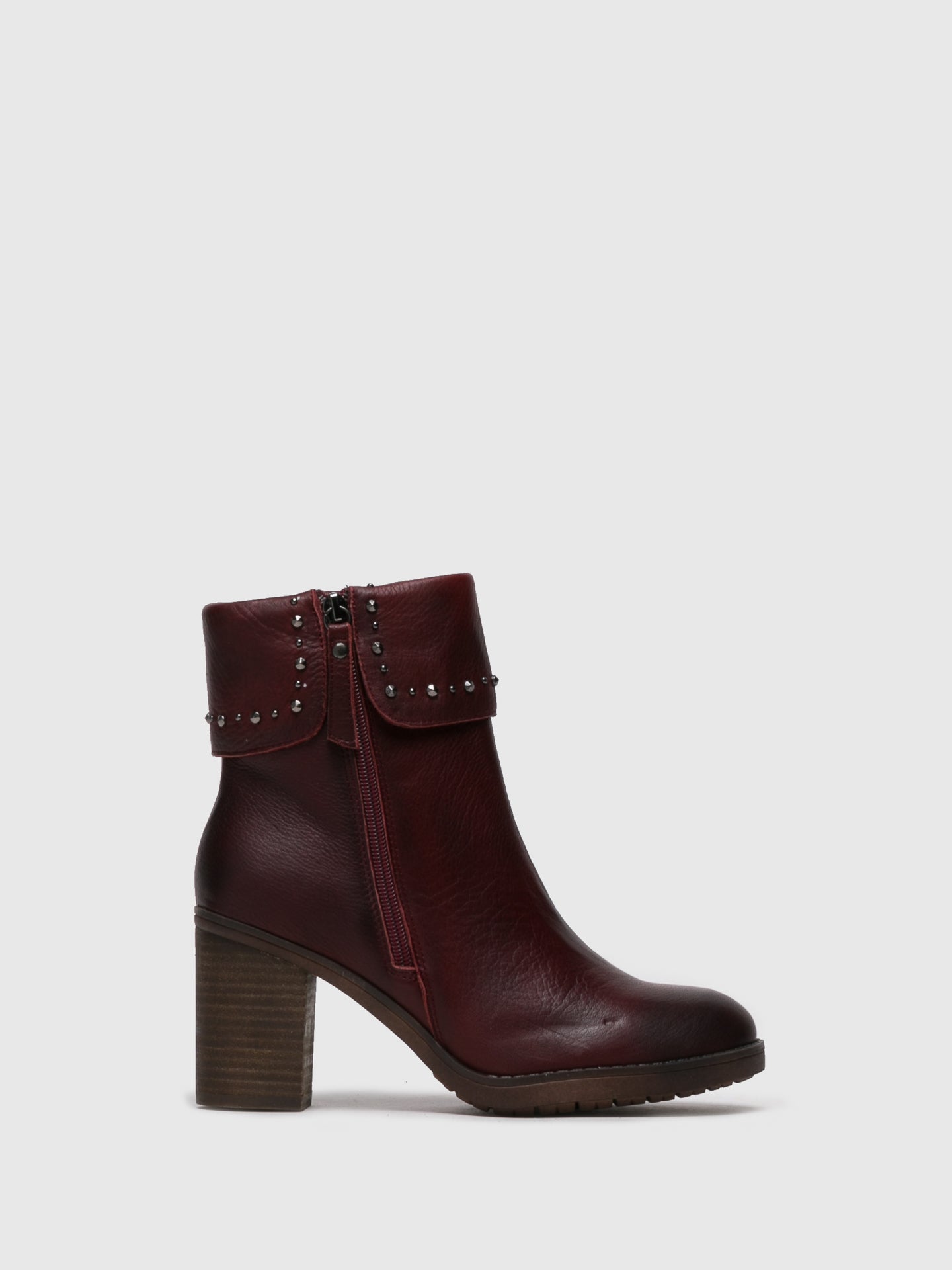 Carmela Botins com Fecho em Carmesim