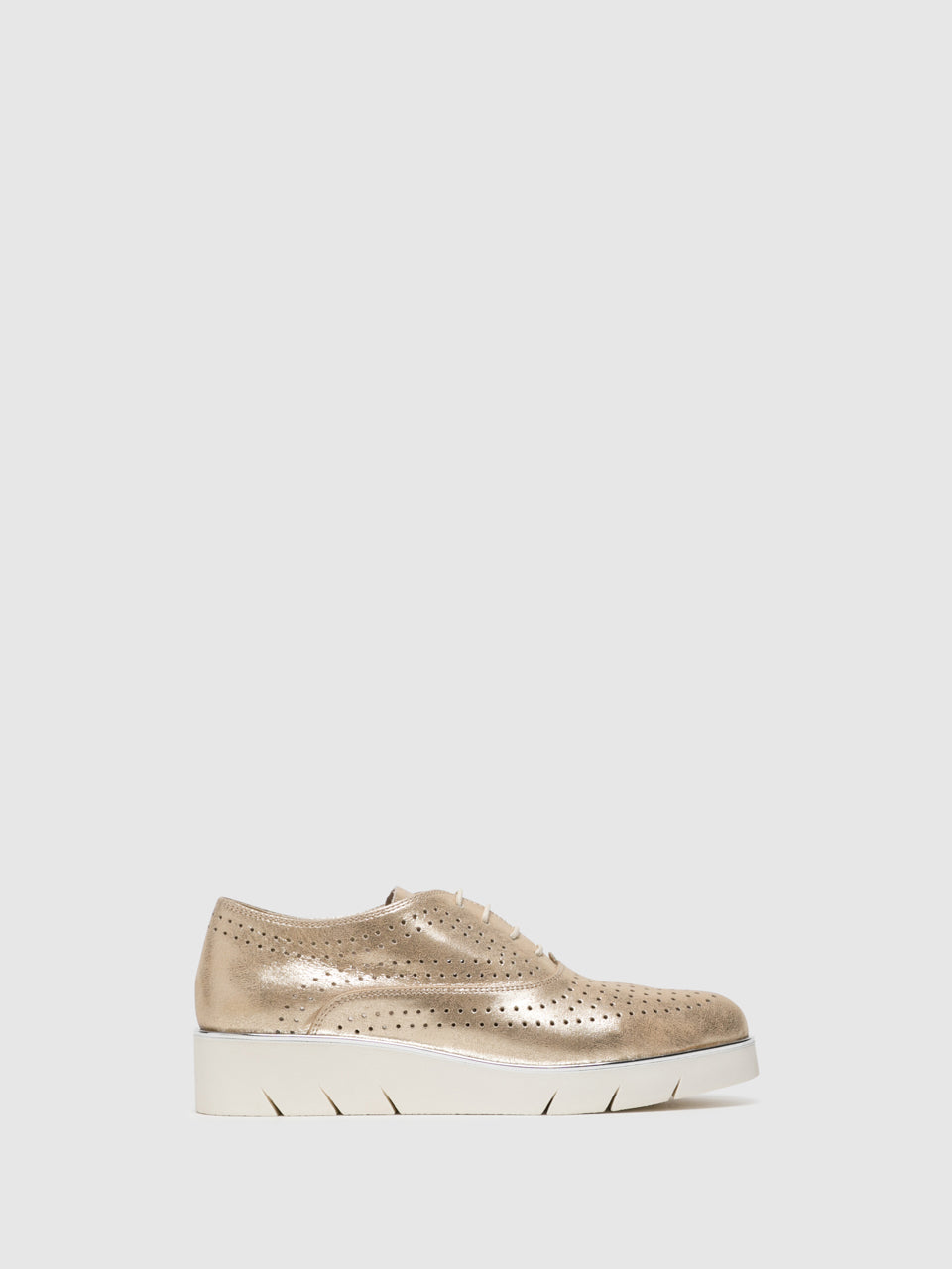 The Flexx Gold Lace-up Shoes