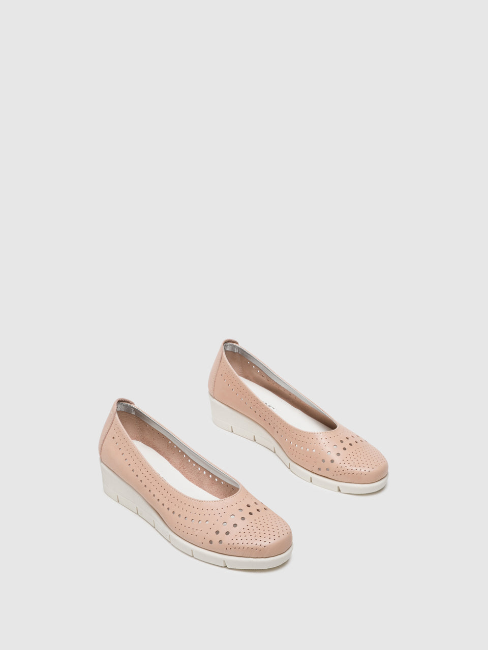 The Flexx Sapatos com Cunha em Rosa Claro
