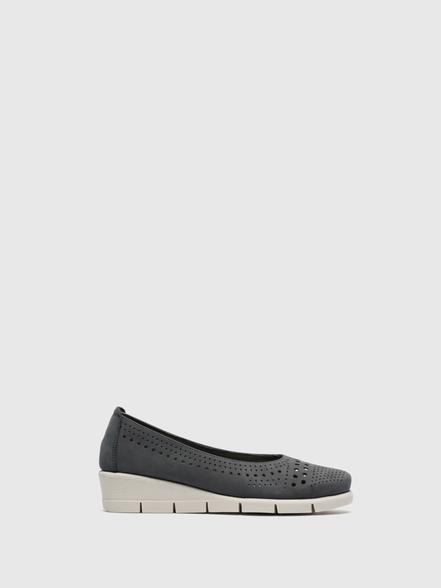 The Flexx Sapatos com Cunha em Azul Marinho