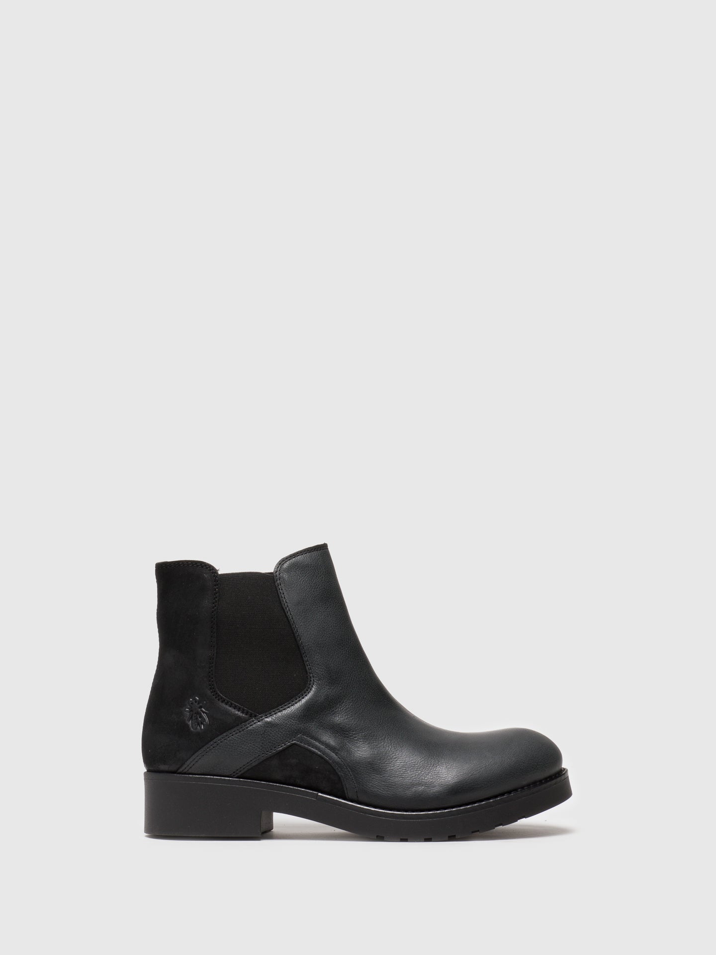 Fly London Botins Chelsea em Preto