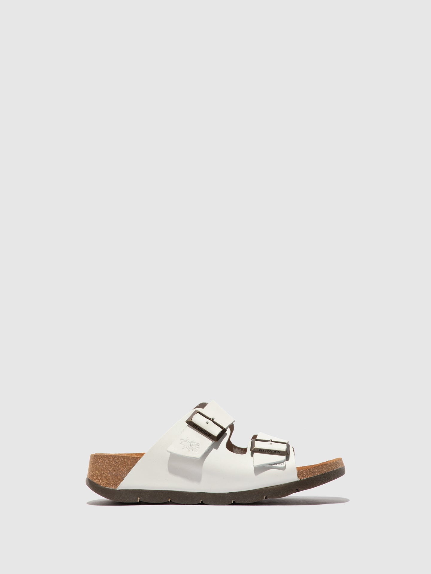 Fly London Mules Abertas à Frente CAJA721FLY BRIDLE OFF WHITE