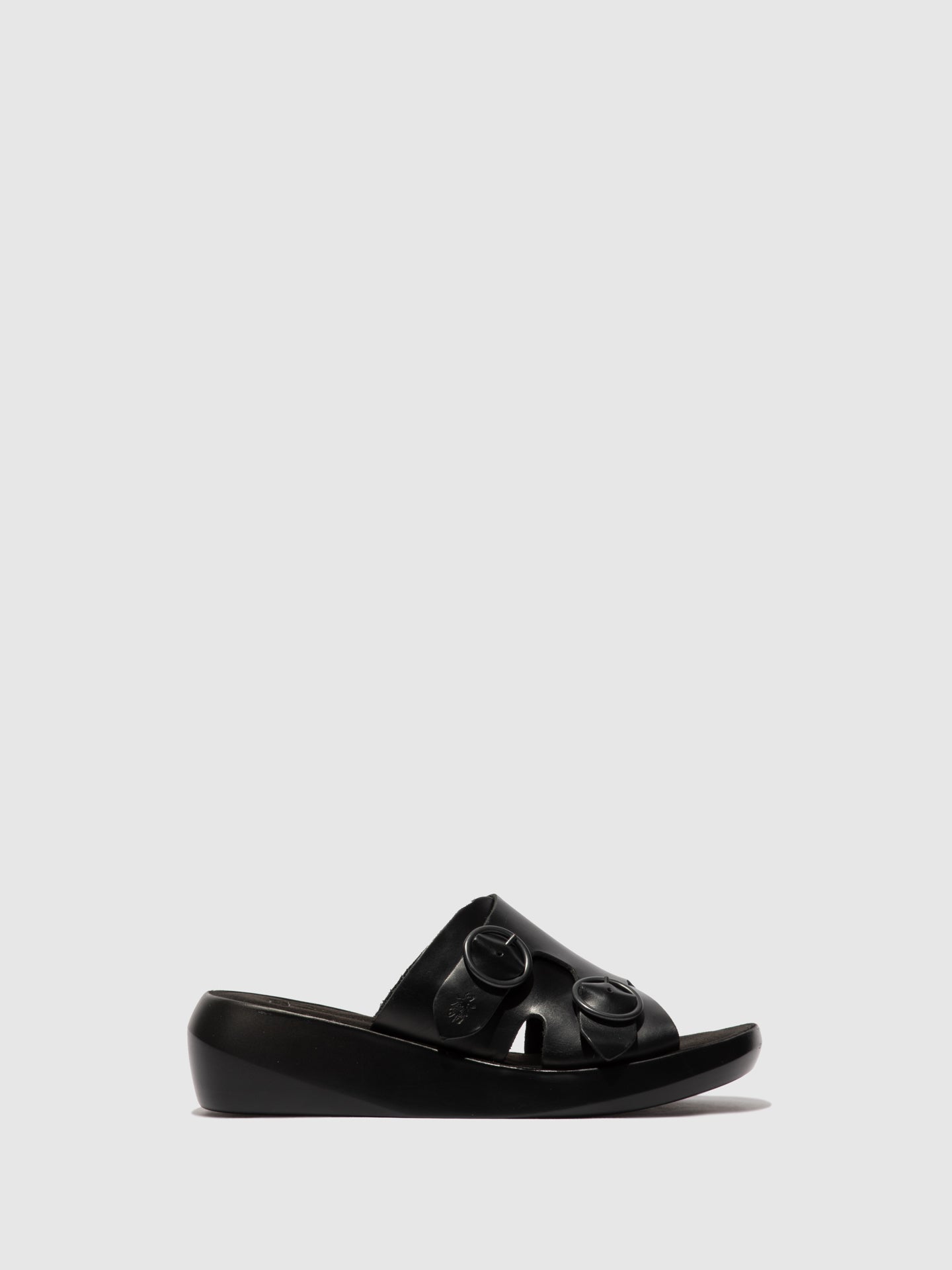 Fly London Mules Abertas à Frente BAIT742FLY BRIDLE BLACK