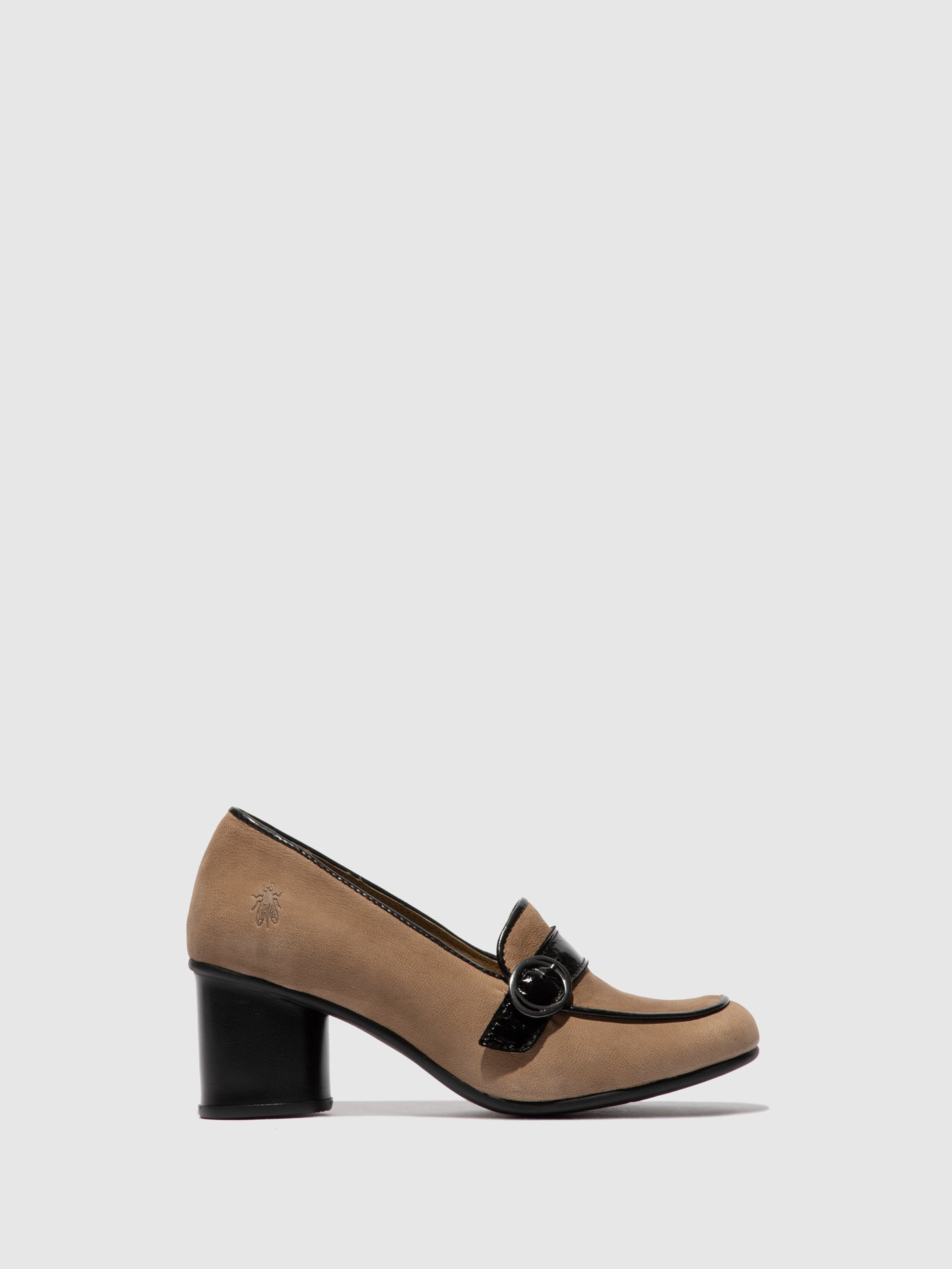 Fly London Sapatos Slip-on SUKE764FLY CUPIDO/LUXOR  SAND/BLACK