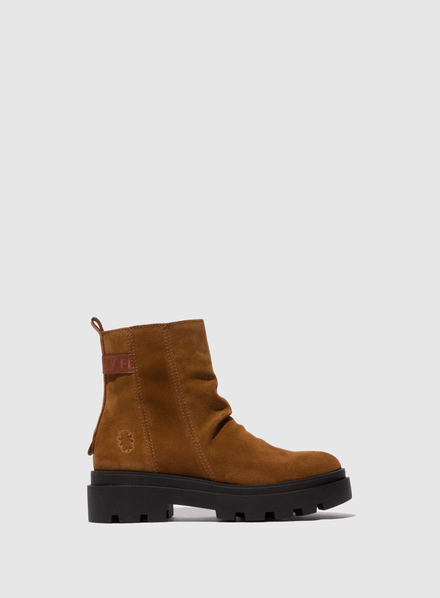 Fly London Botins com Fecho JILY818FLY SUEDE COGNAC
