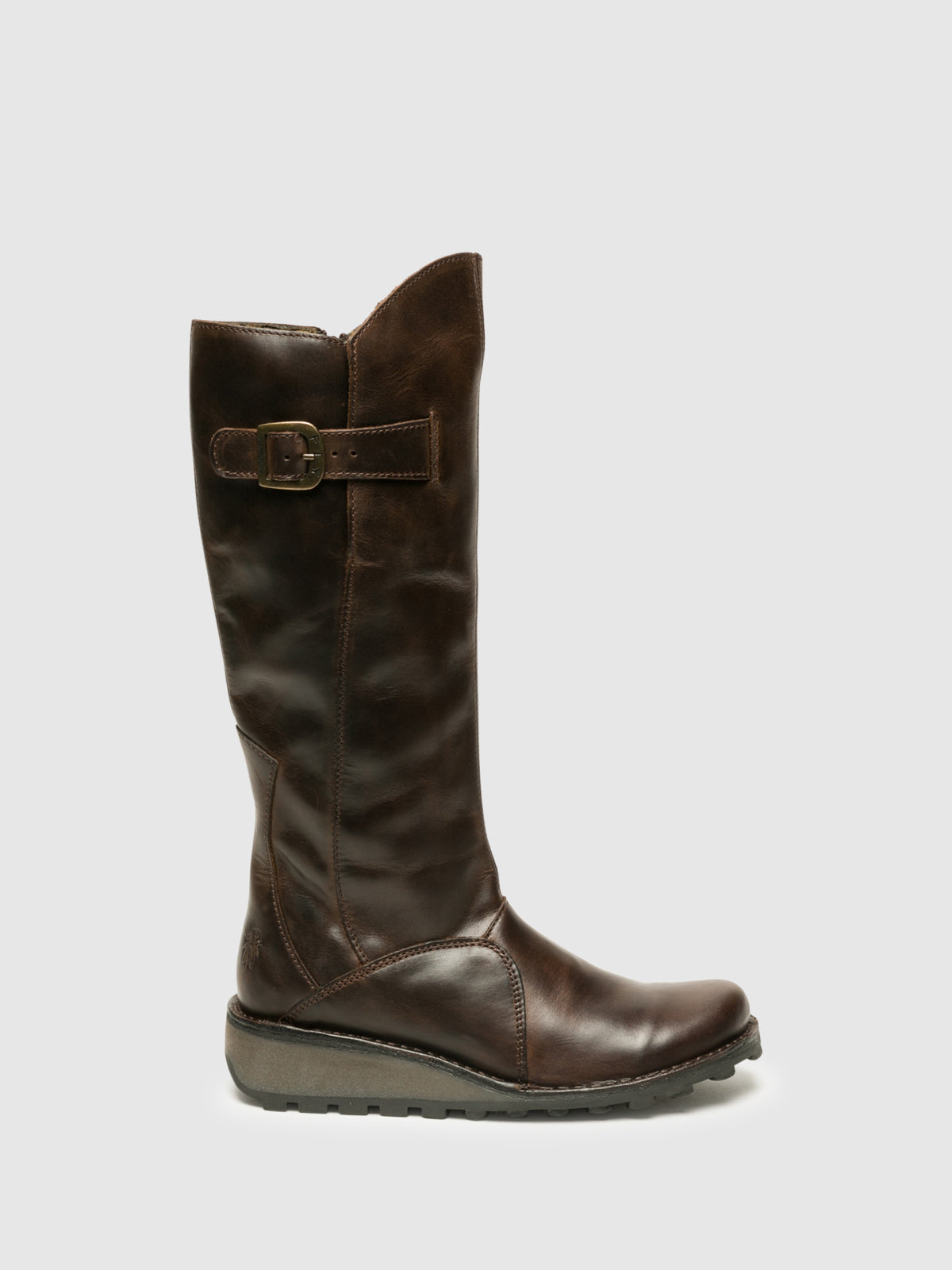 Fly London Botas com Fecho em Castanho Sela