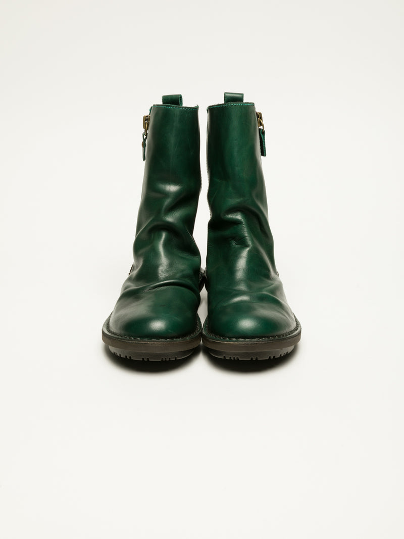Fly London Botins com Fecho em Verde