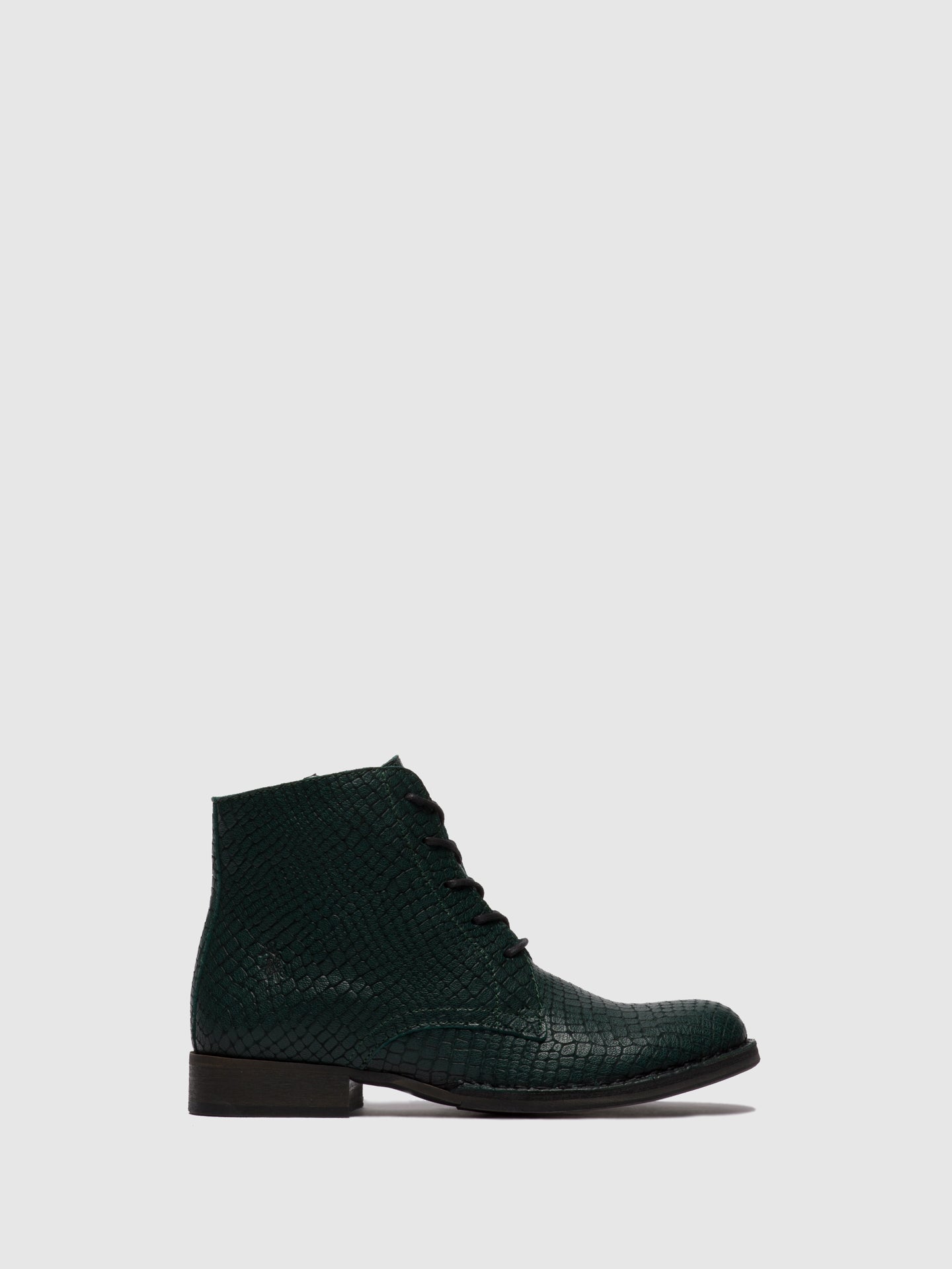 Fly London Botins com Atacadores ROOT045FLY CROCO GREEN FOREST