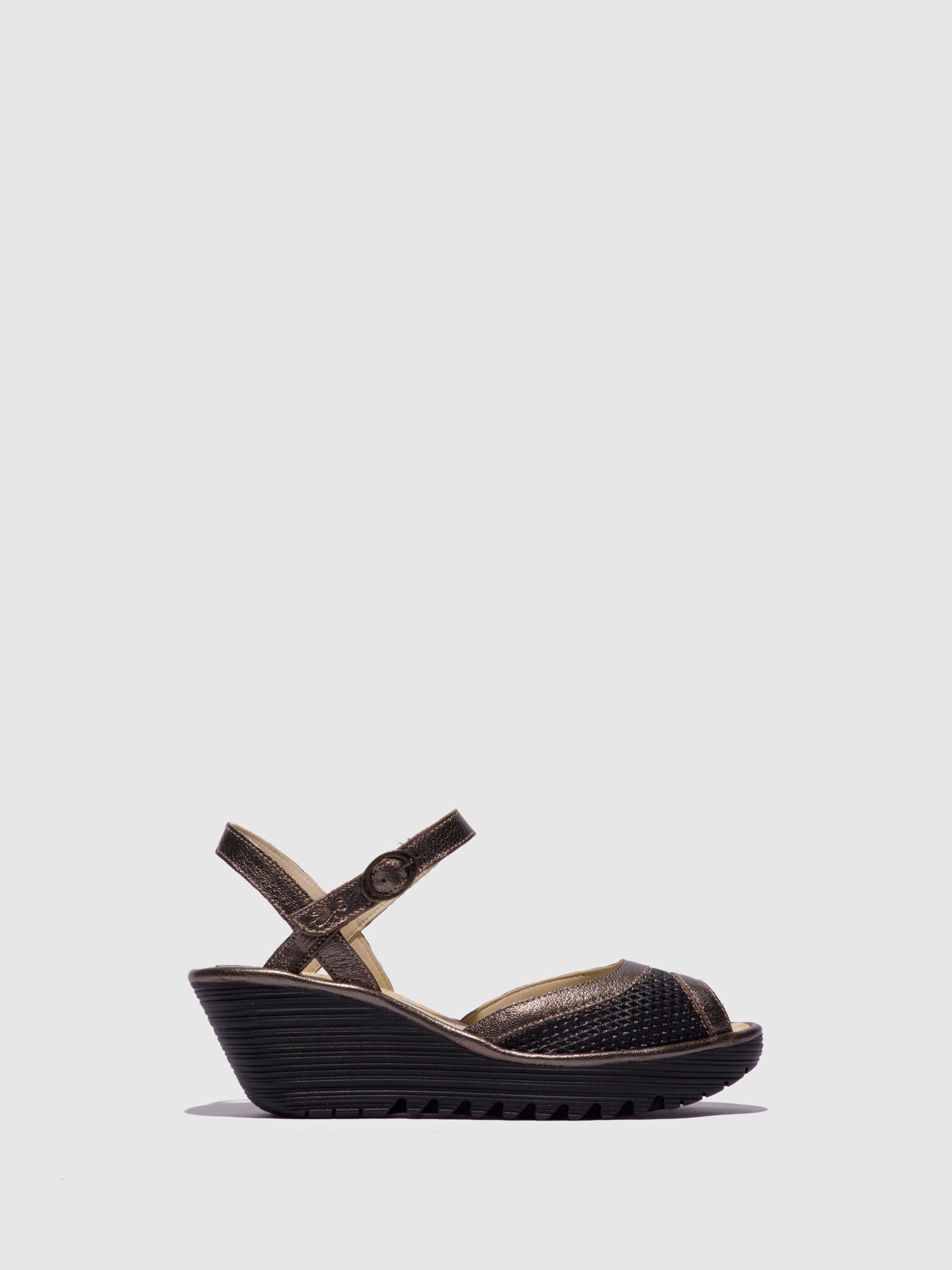 Fly London Sandálias Abertas YANS190FLY Brown Black