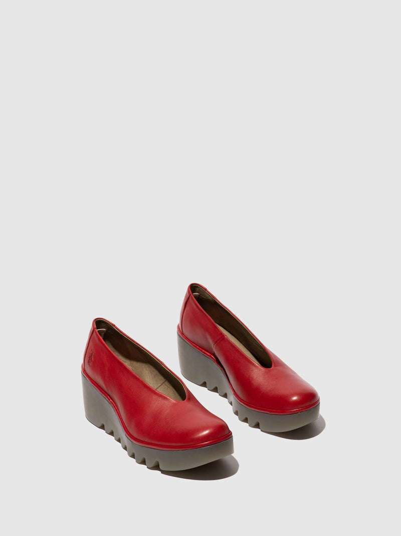 Fly London Sapatos Slip-on BESO246FLY CHERRY RED