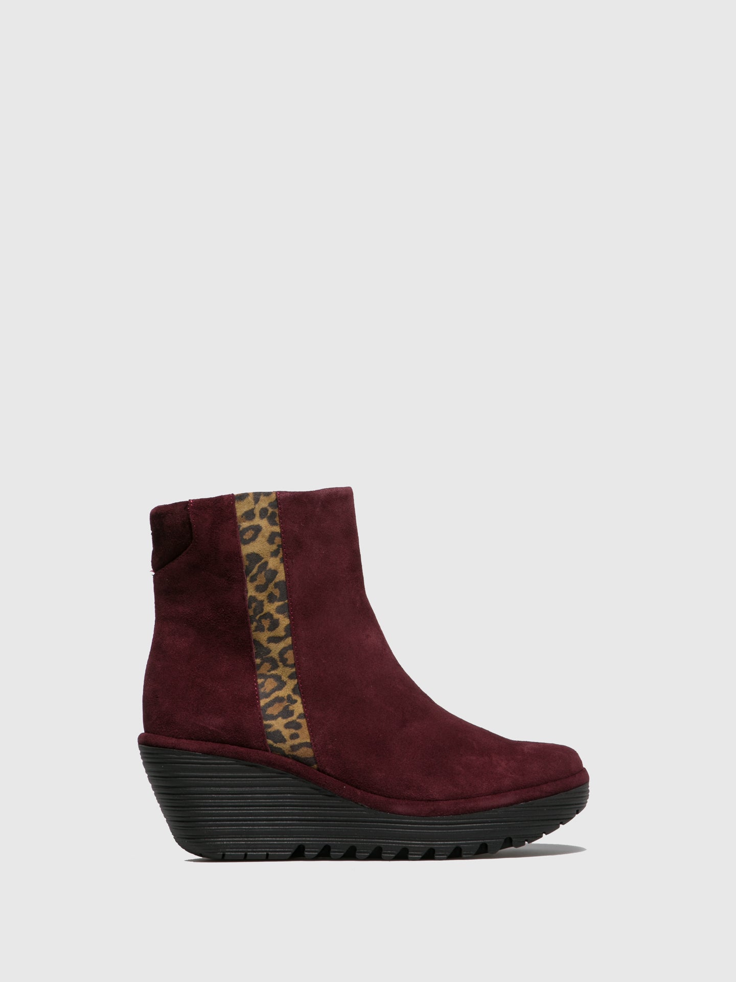 Fly London Botins com Fecho YULU252FLY OILSUEDE/CHEETAH WINE/TAN