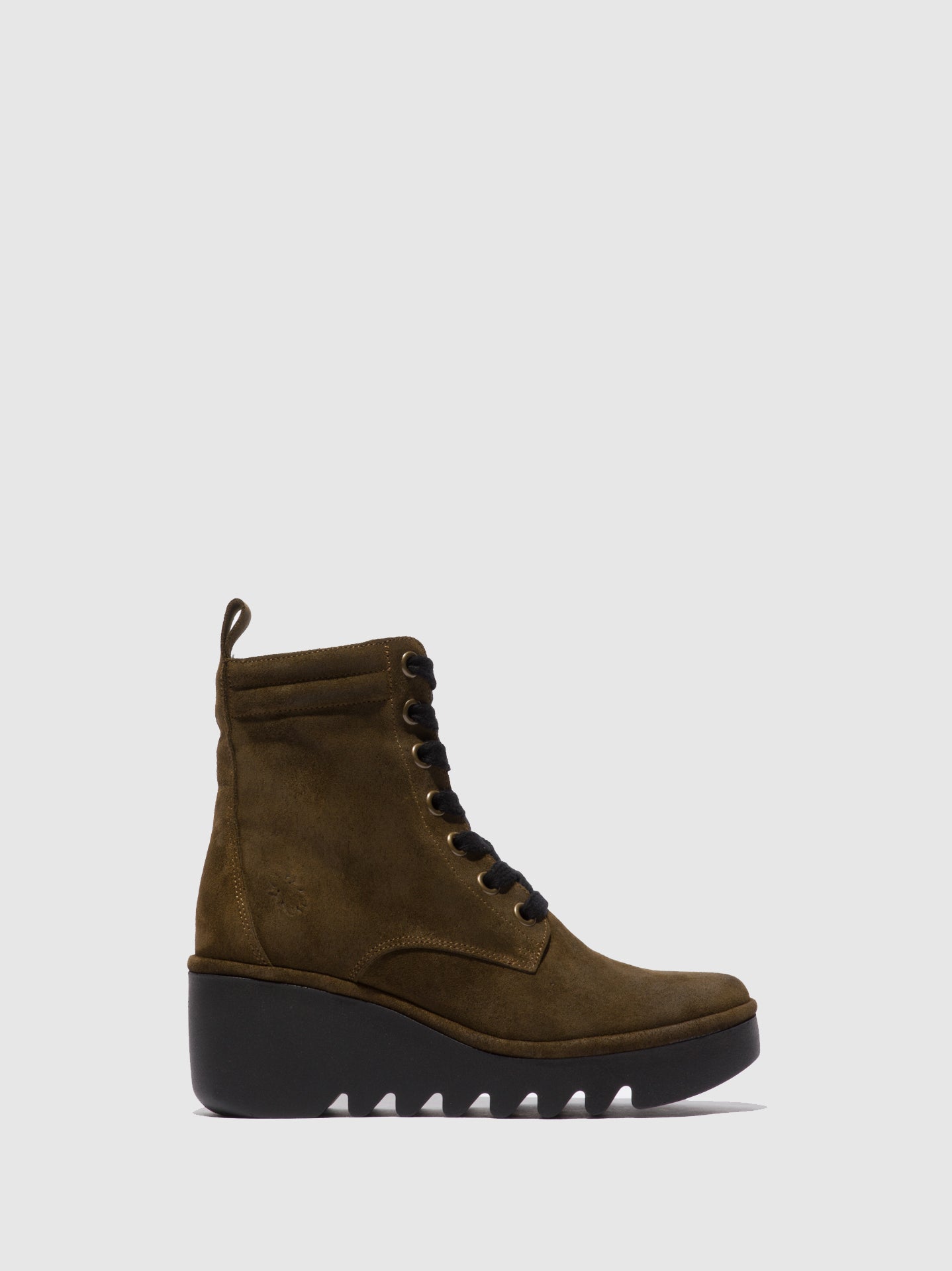 Fly London Botins com Atacadores BIAZ329FLY OILSUEDE SLUDGE