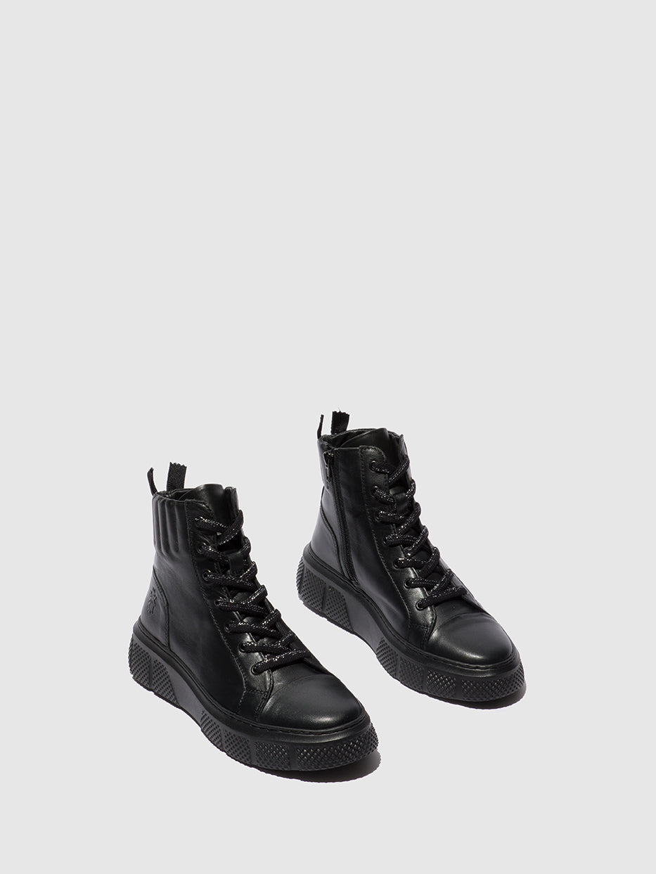 Fly London Ténis com Atacadores ERBY484FLY DUBLIN BLACK