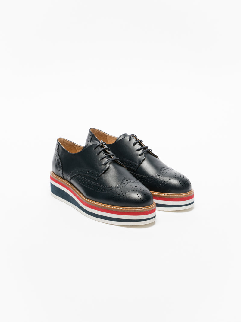 Foreva Sapatos de Plataforma em Azul