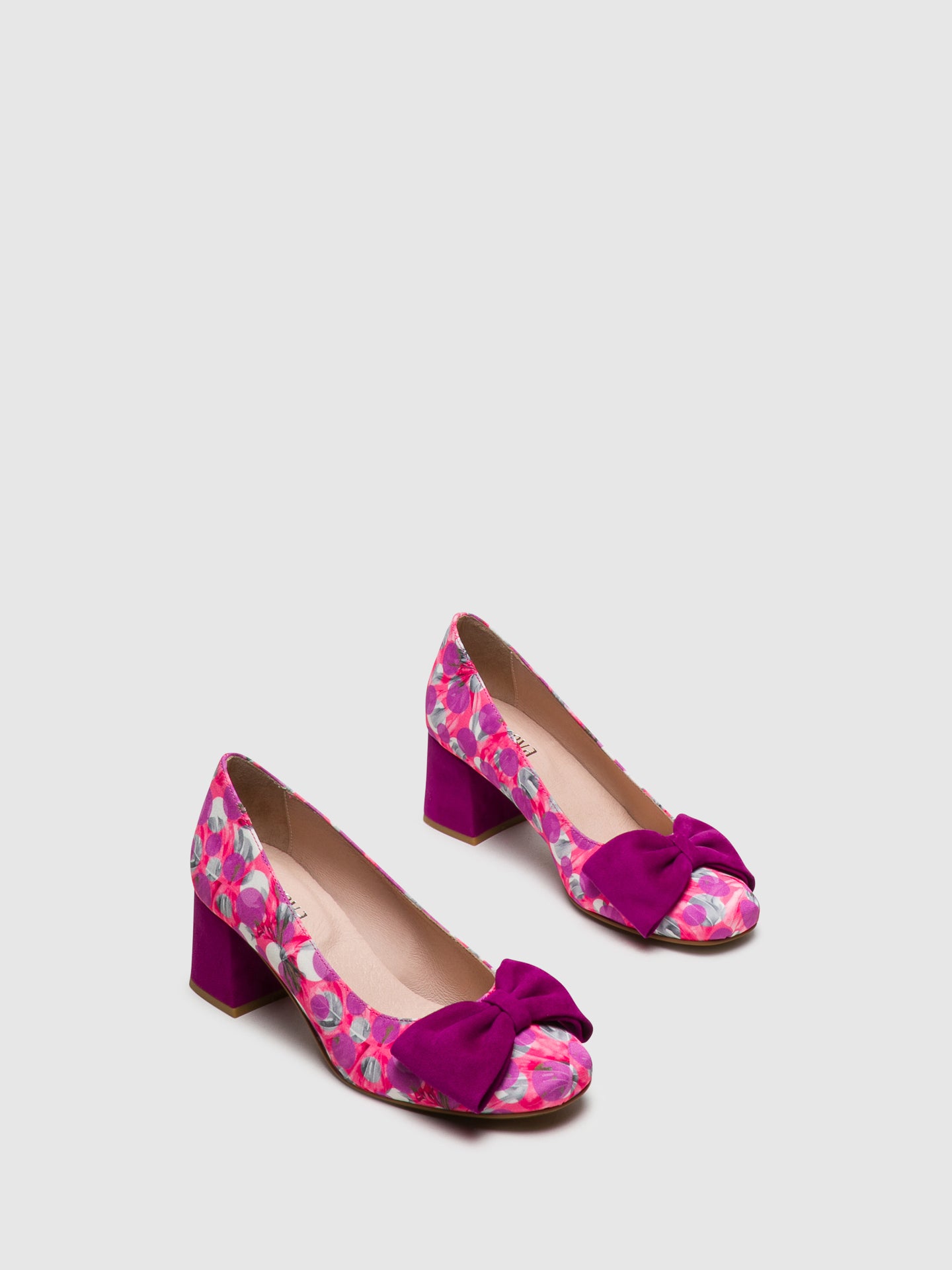 Foreva Sapatos com Ponta Redonda em Rosa