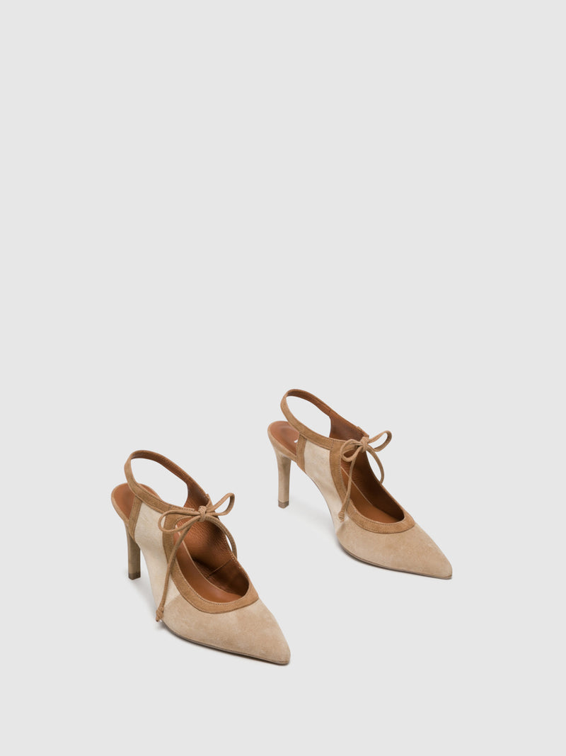 Foreva Sapatos Pontiagudos em Bege
