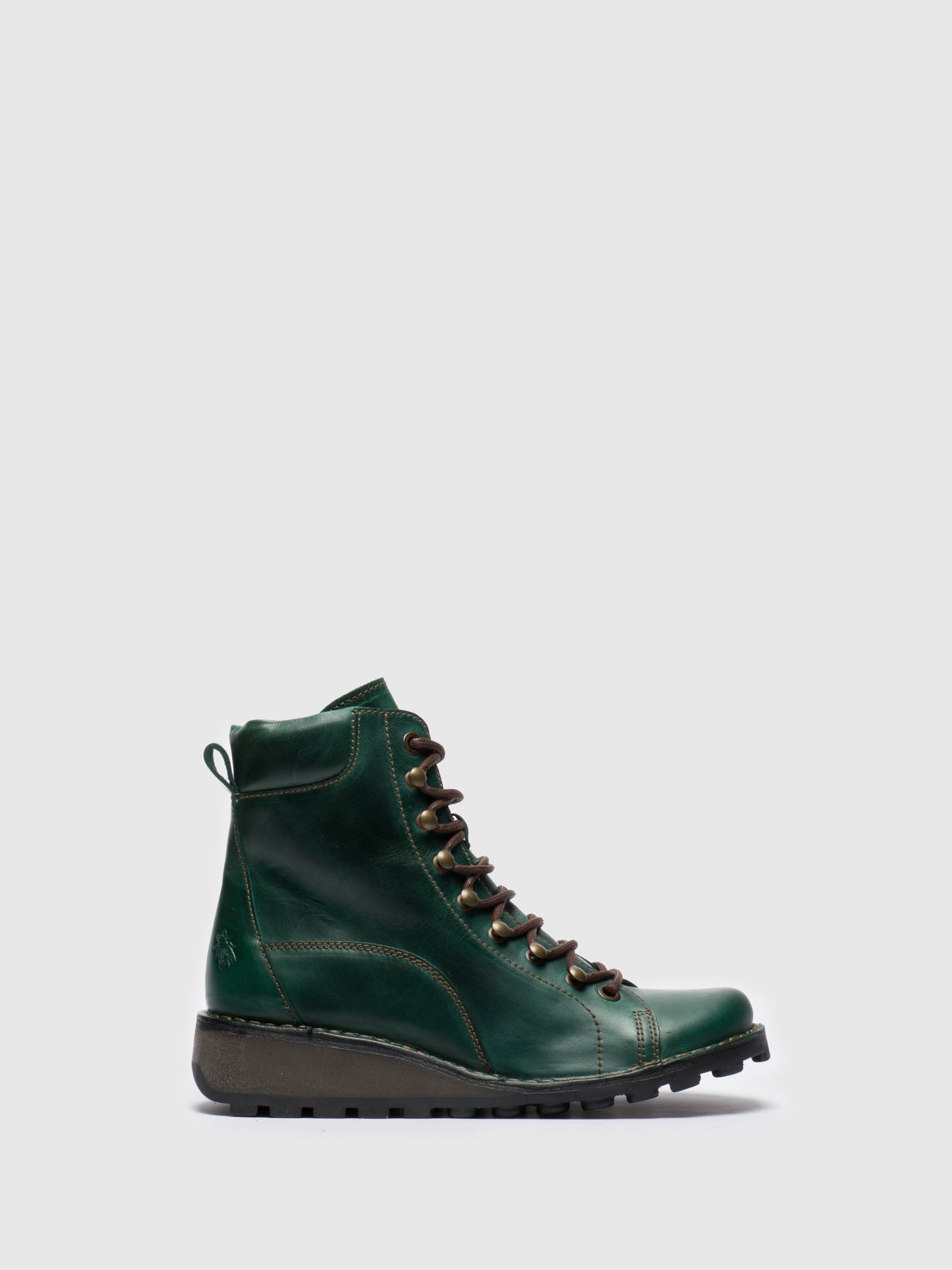 Fly London Botins com Atacadores em Verde