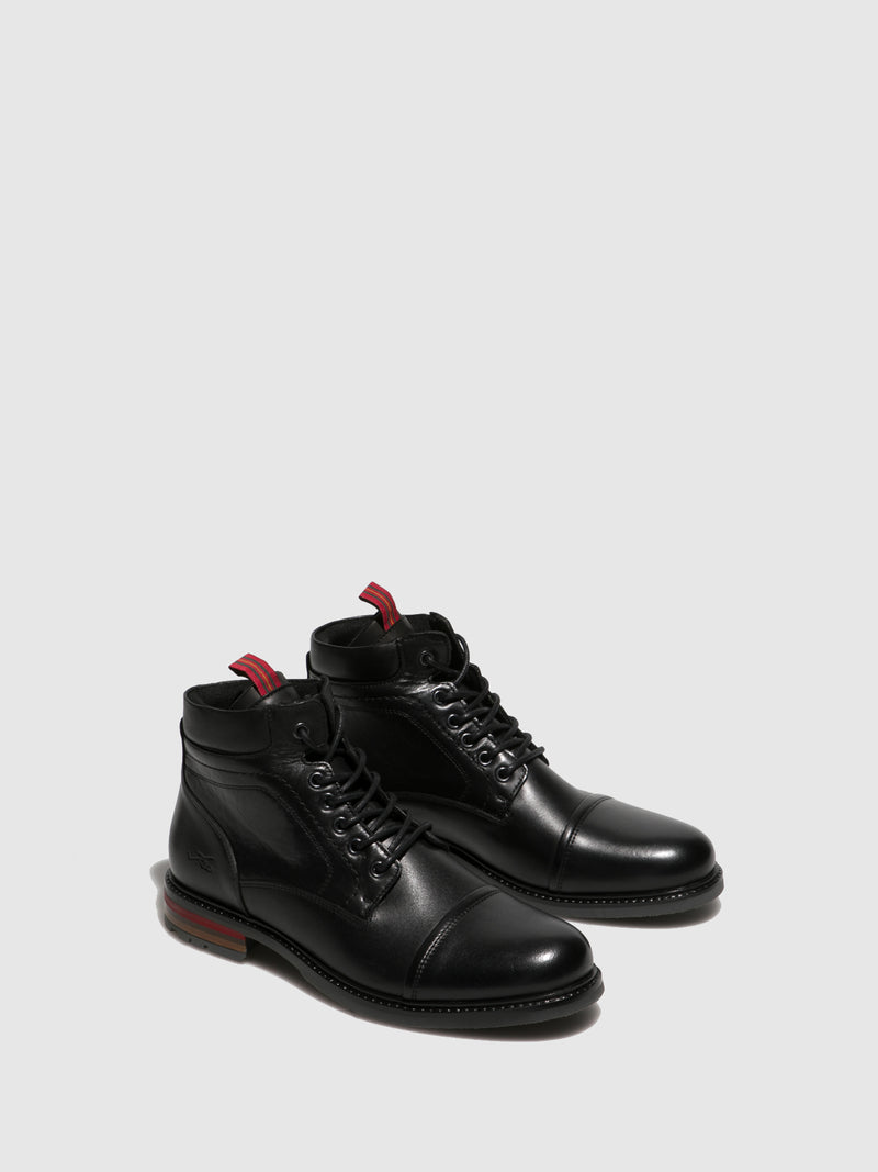 Foreva Botas com Atacadores em Preto