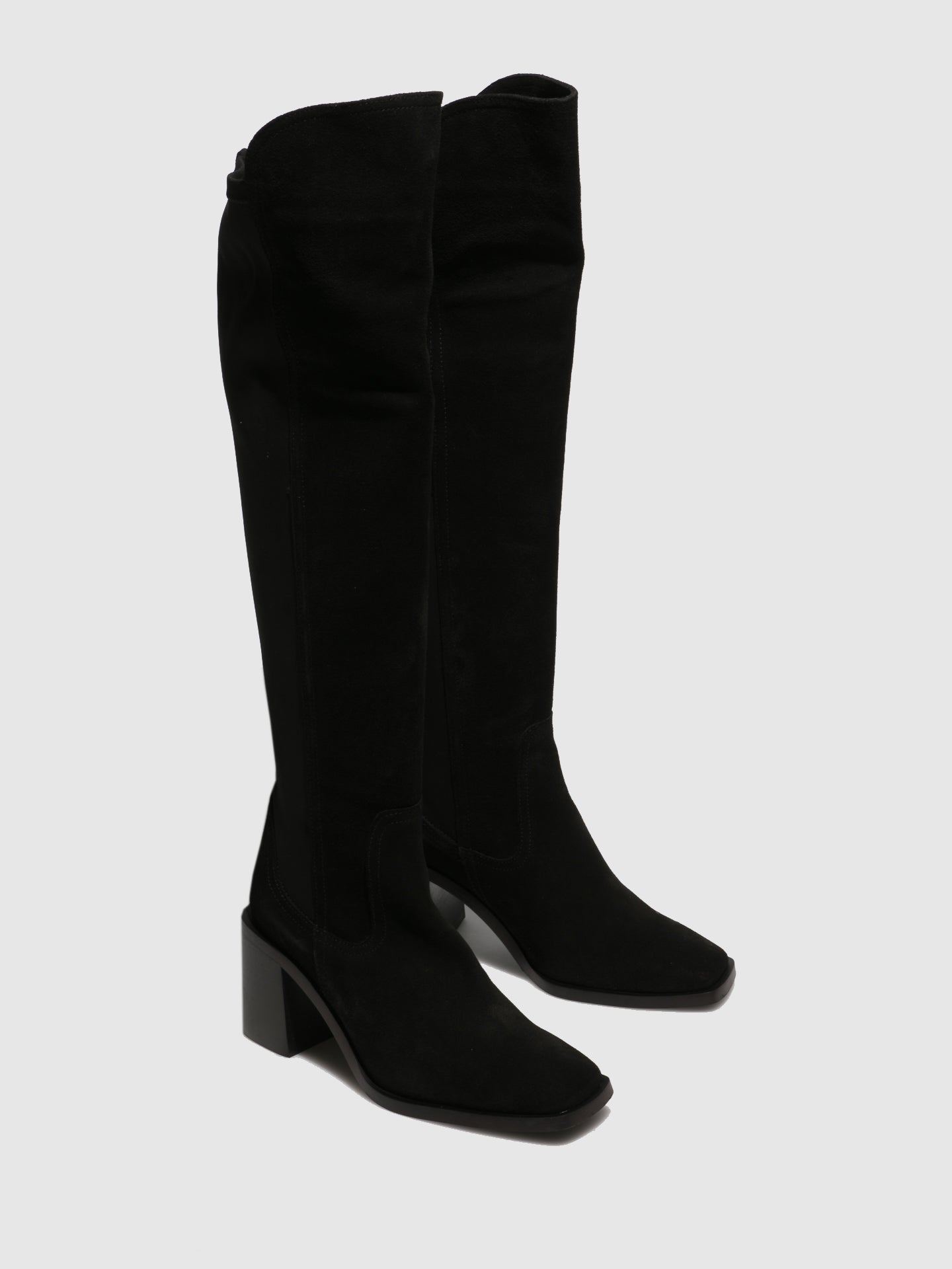 Foreva Botas acima do Joelho em Preto