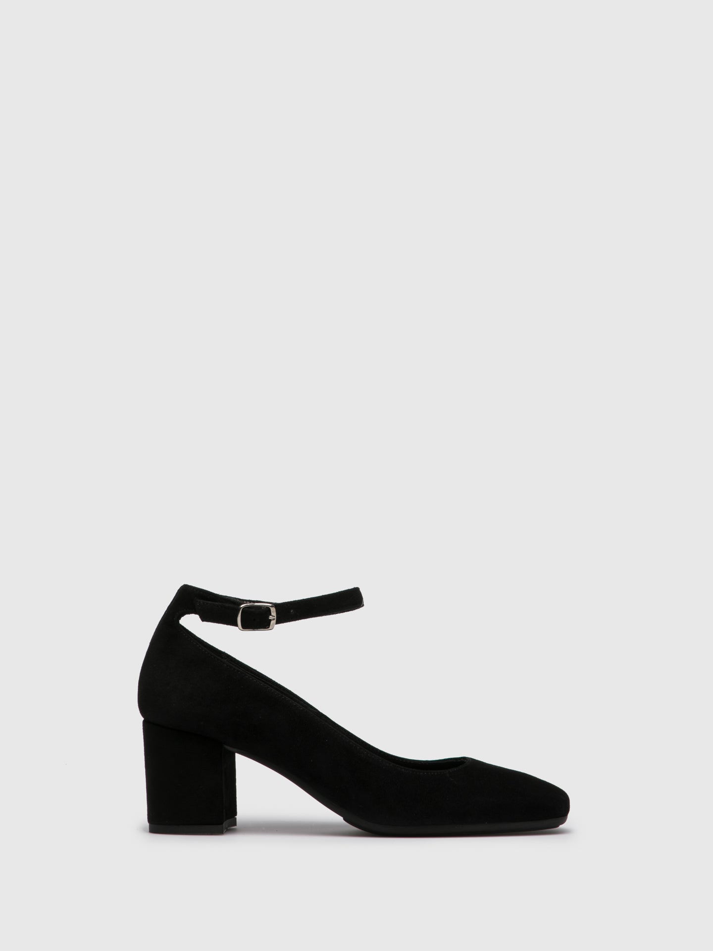 Foreva Sapatos com Tira no Tornozelo em Preto