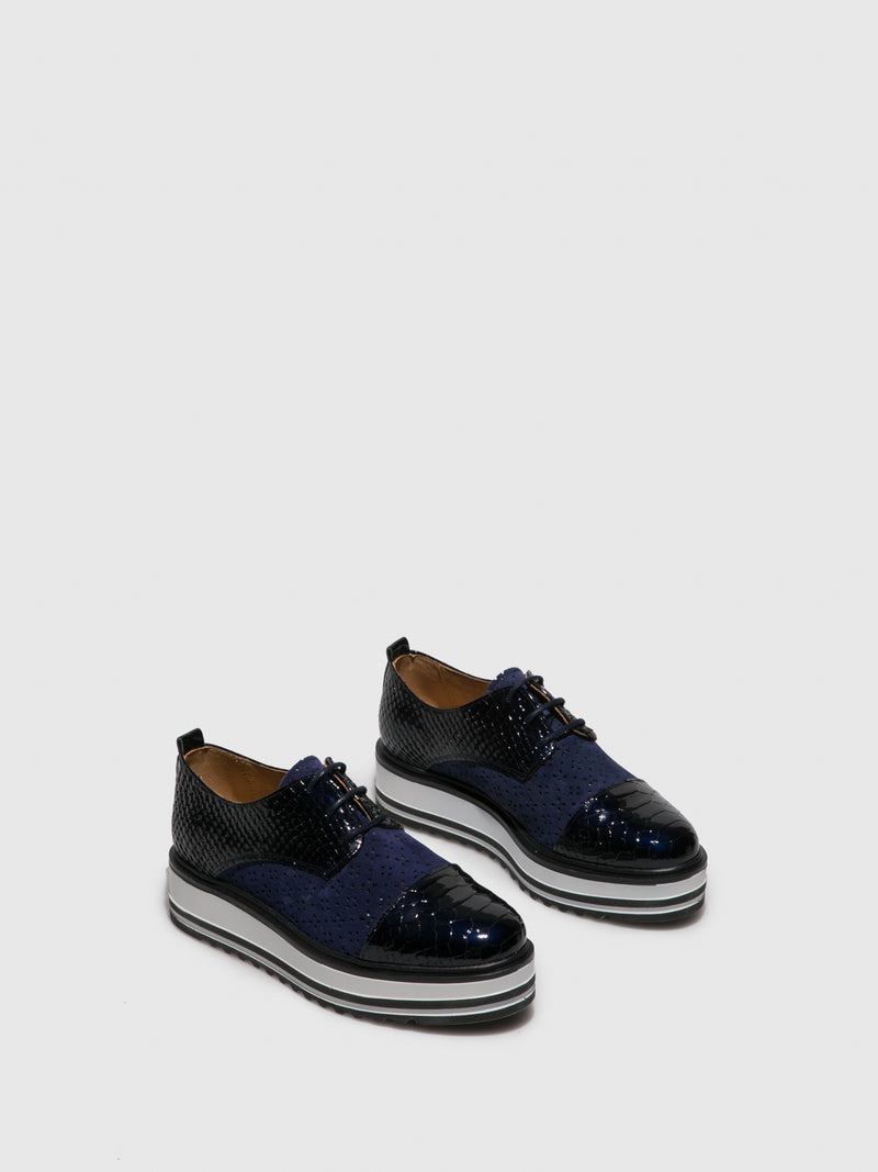 Foreva Sapatos com Atacadores em Azul Marinho