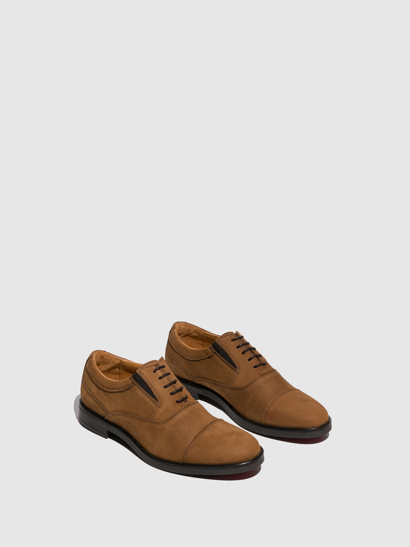 Foreva Sapatos com Atacadores em Camel
