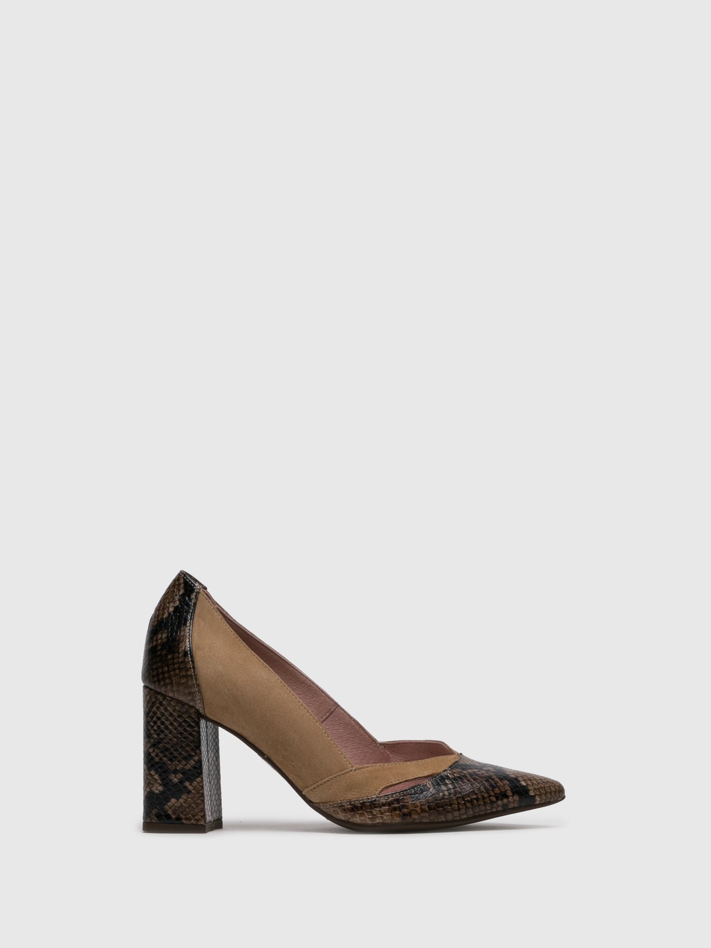 Foreva Sapatos Pontiagudos em Castanho Trigo