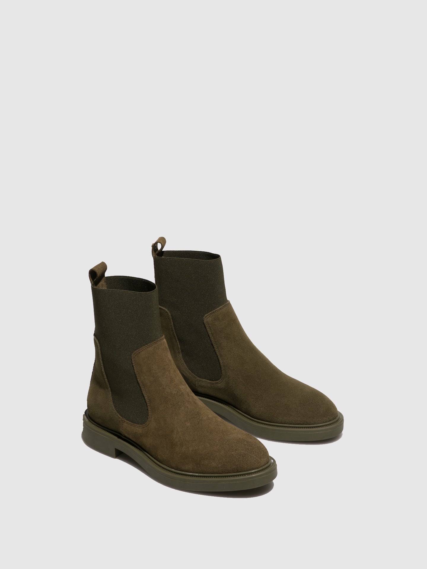 Foreva Green Chelsea Ankle Boots