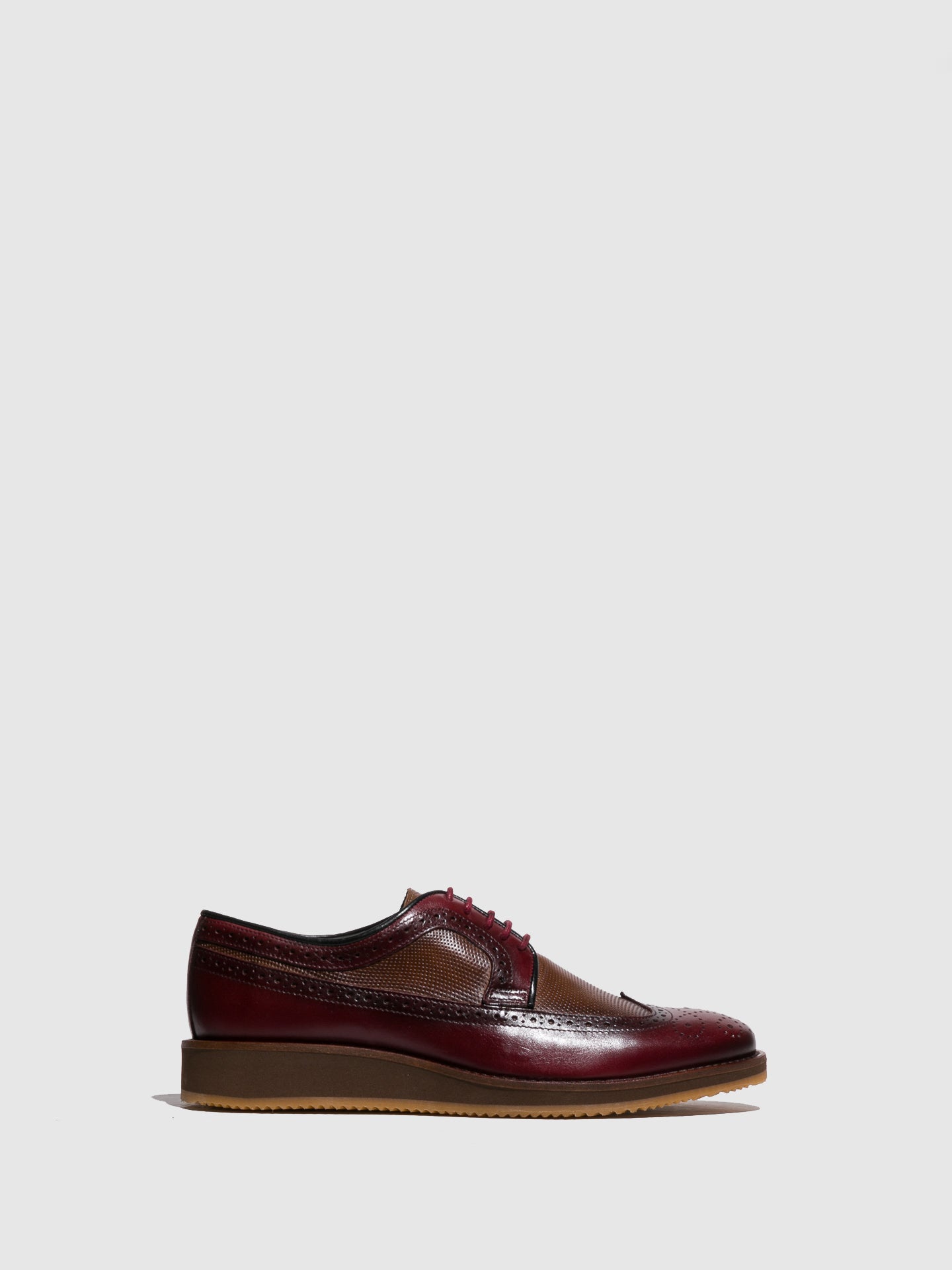 Foreva Crimson Lace-up Shoes