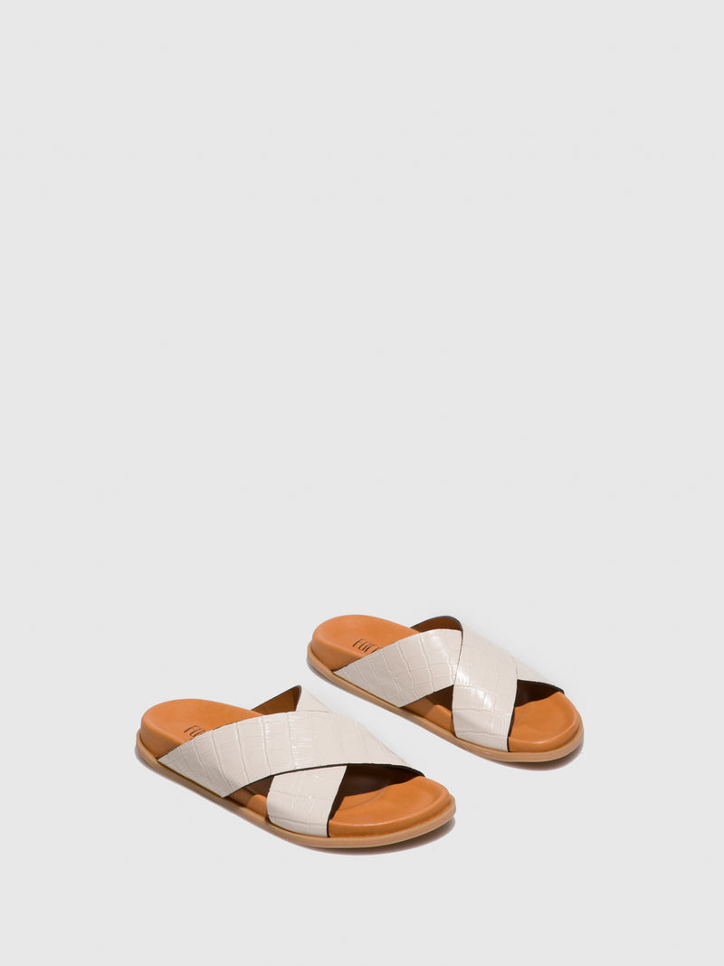 Foreva Beige Flat Sandals