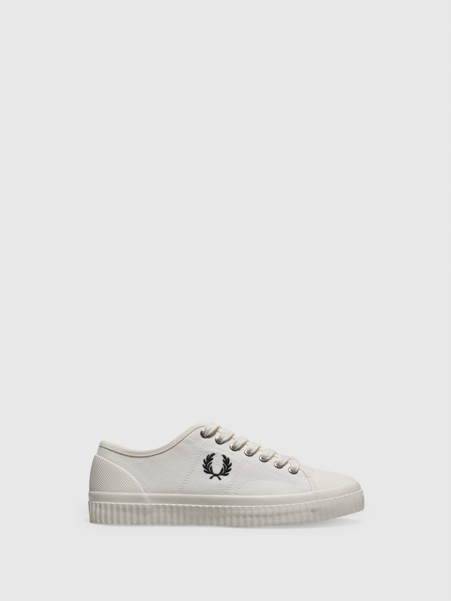 Fred Perry White Lace-up Trainers