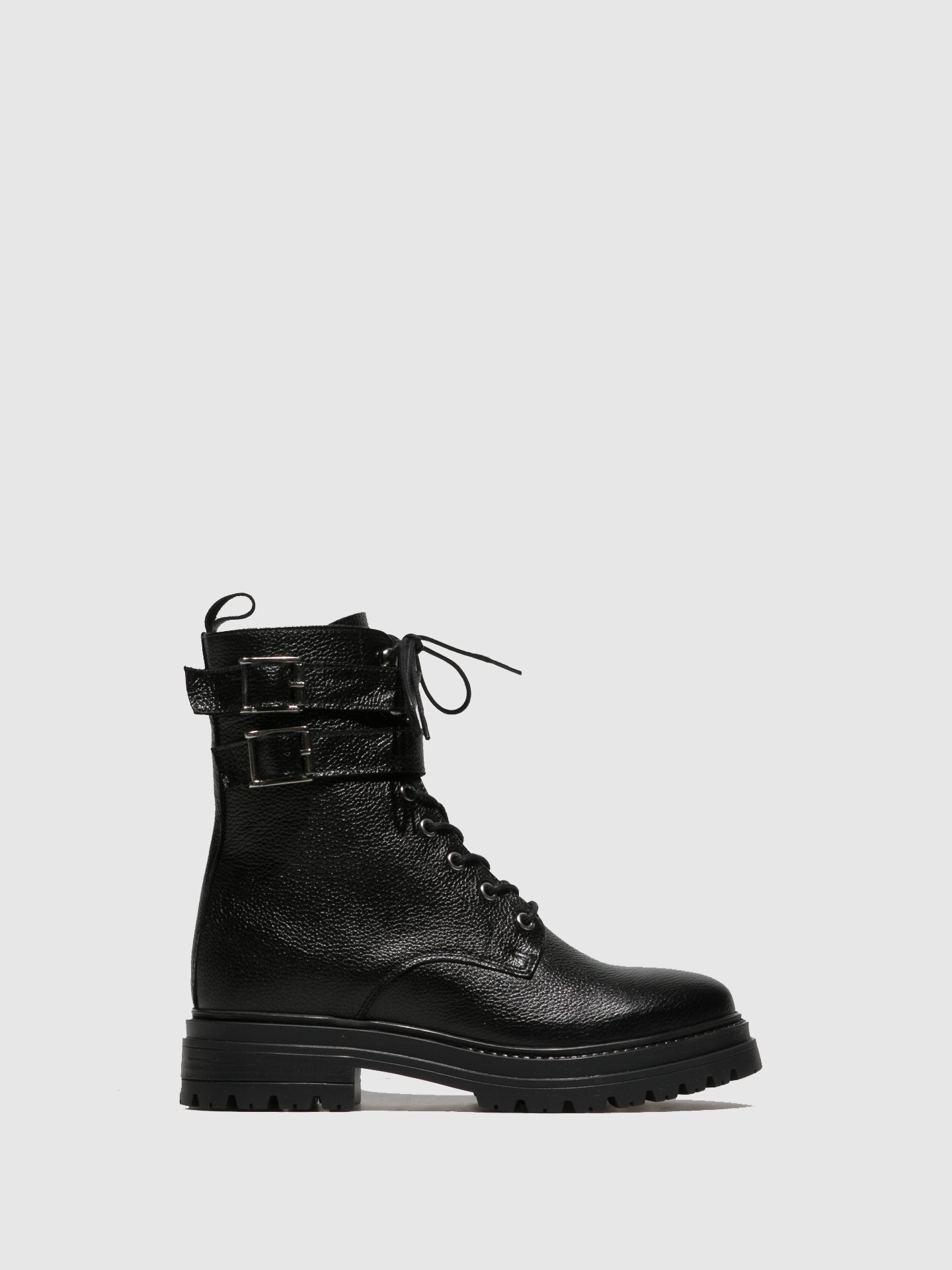Fungi Botins com Fivela em Preto