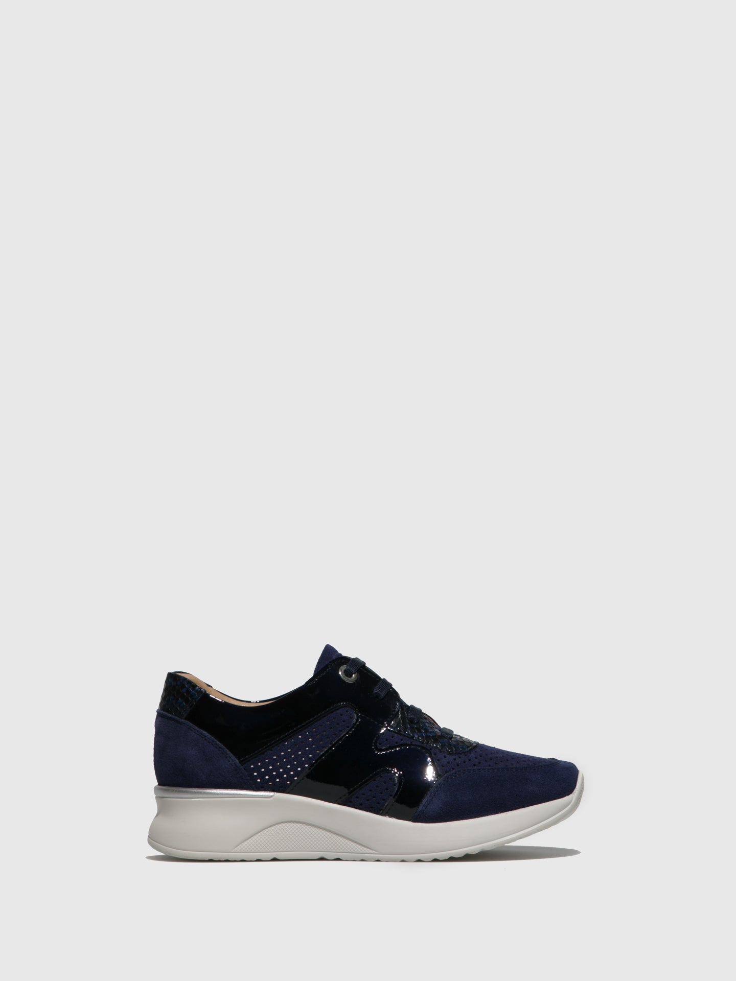 Fungi Sapatos com Atacadores em Azul