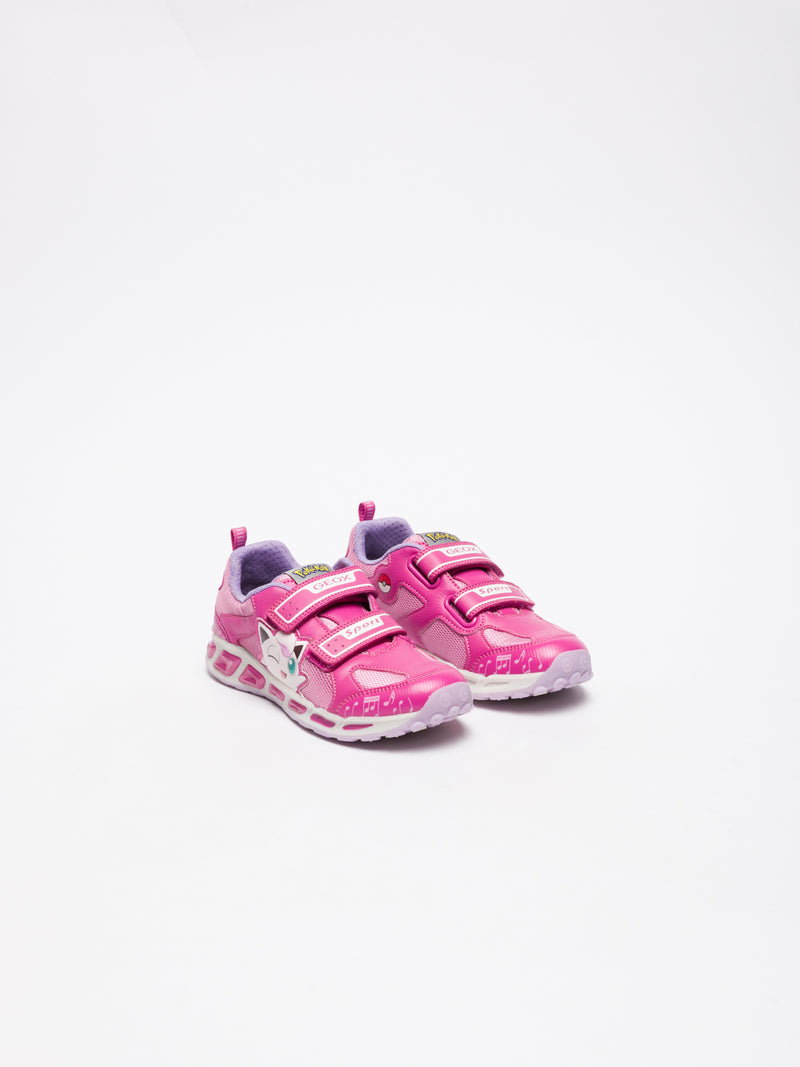 Geox Ténis com Atacadores em Rosa