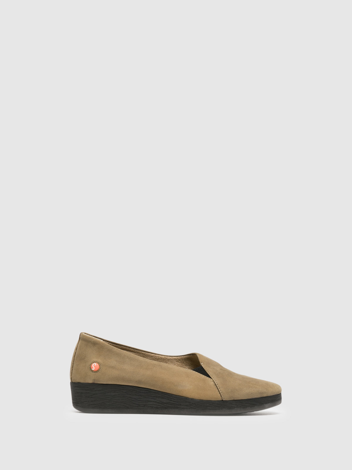 Softinos Sapatos com Cunha em Taupe