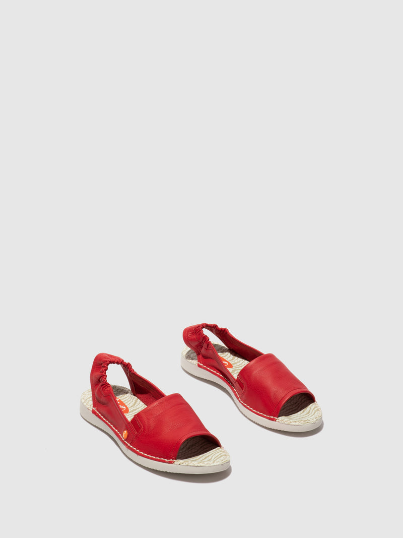 Softinos Sandálias com Tira no Calcanhar TEE430SOF SMOOTH CHERRY RED